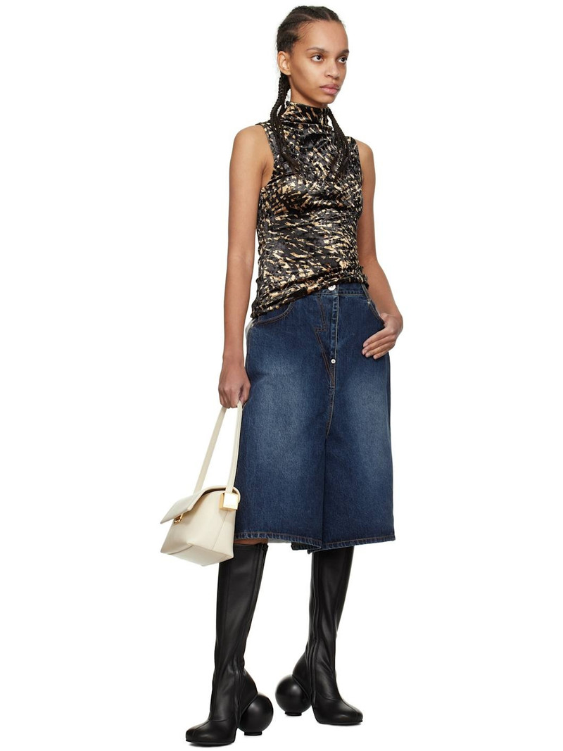 YUME YUME Black Ball Tall Boots outlook