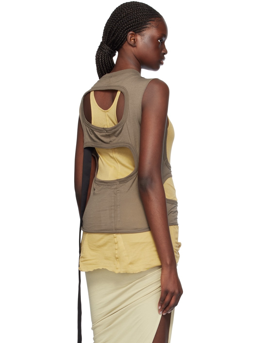 Gray Membrane I Tank Top - 3