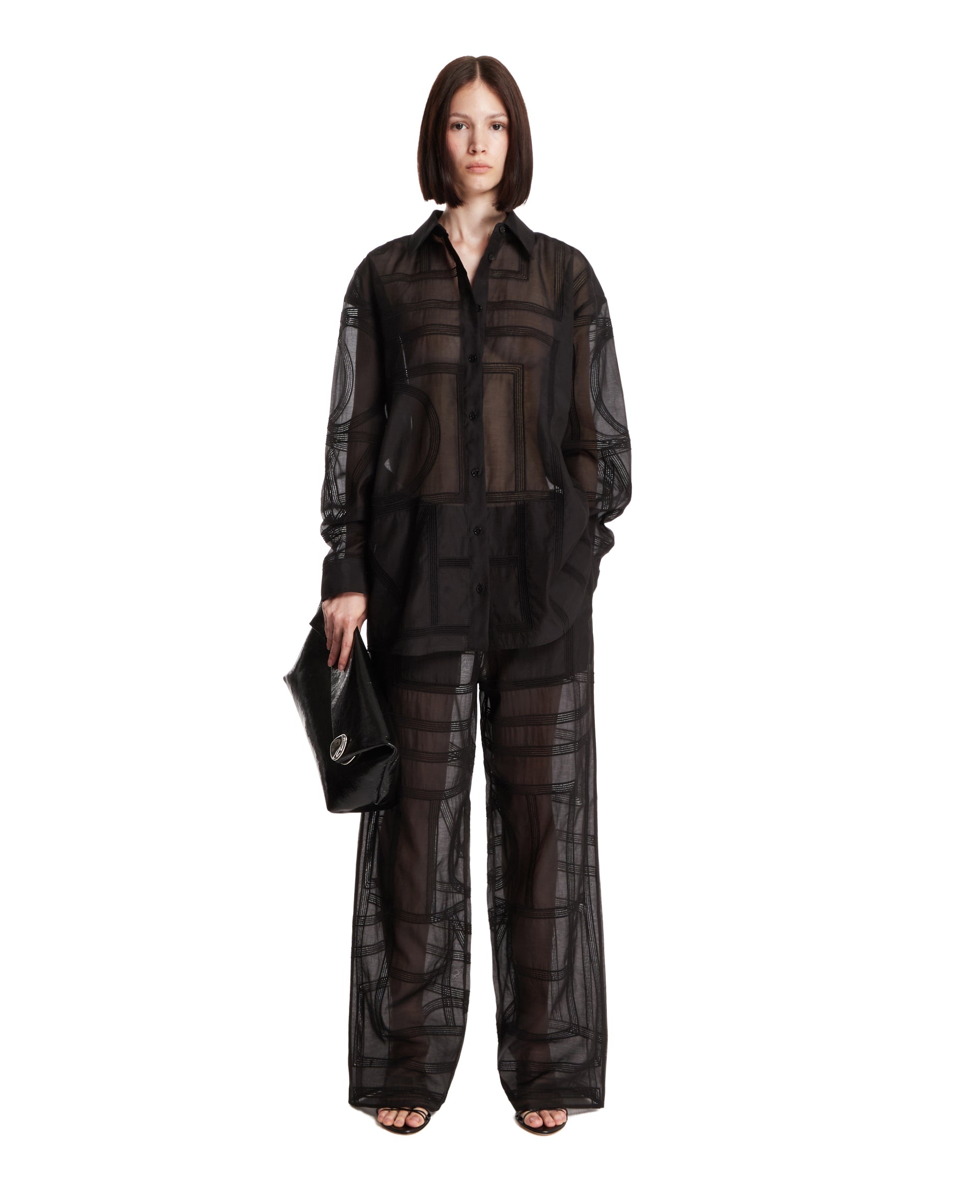Black Monogram Shirt - 2
