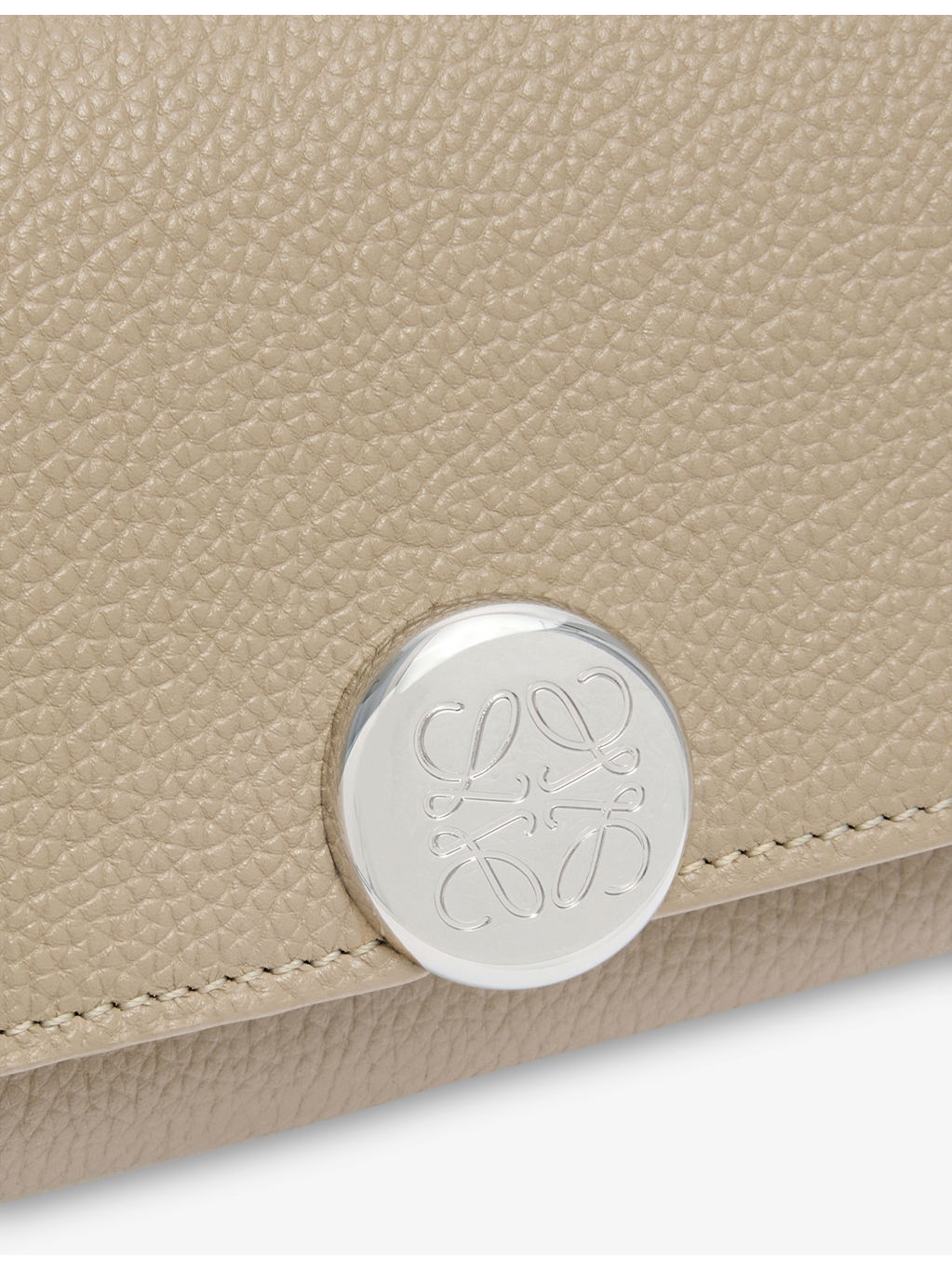 Pebble Tri-Fold Small Leather Wallet - 2