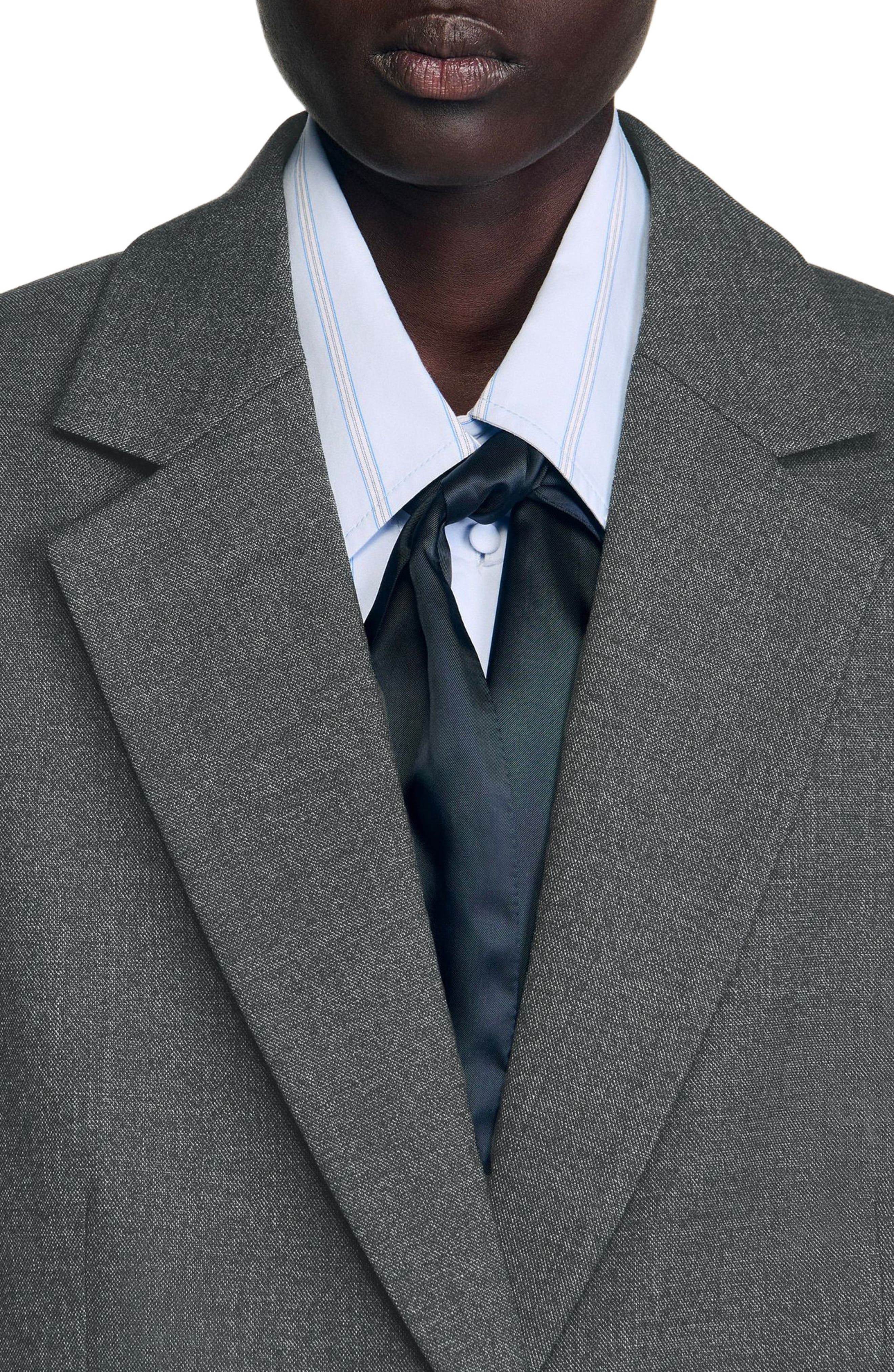 SANDRO Suit jacket in Light Grey at Nordstrom - 4