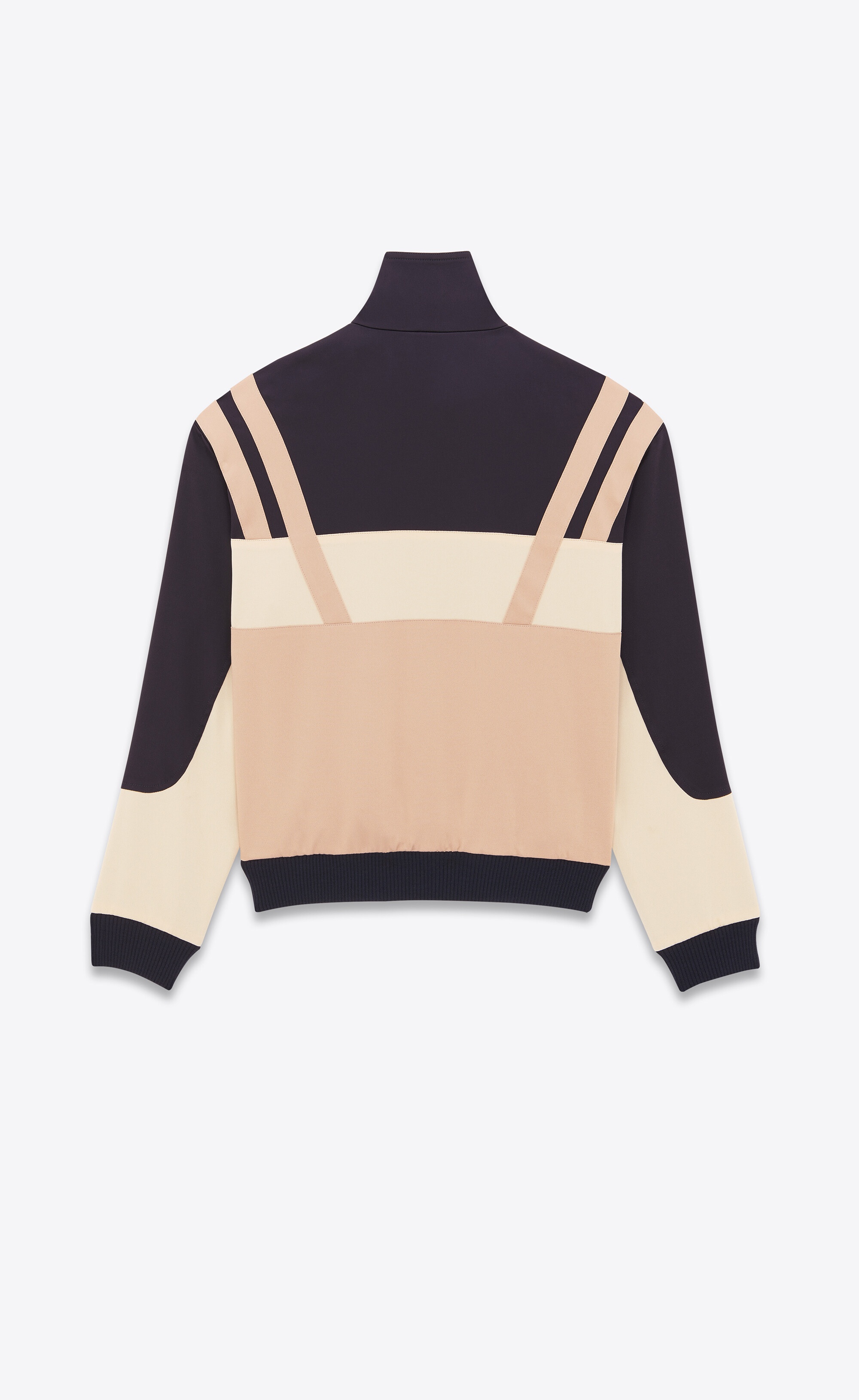 teddy jacket in crepe satin - 2
