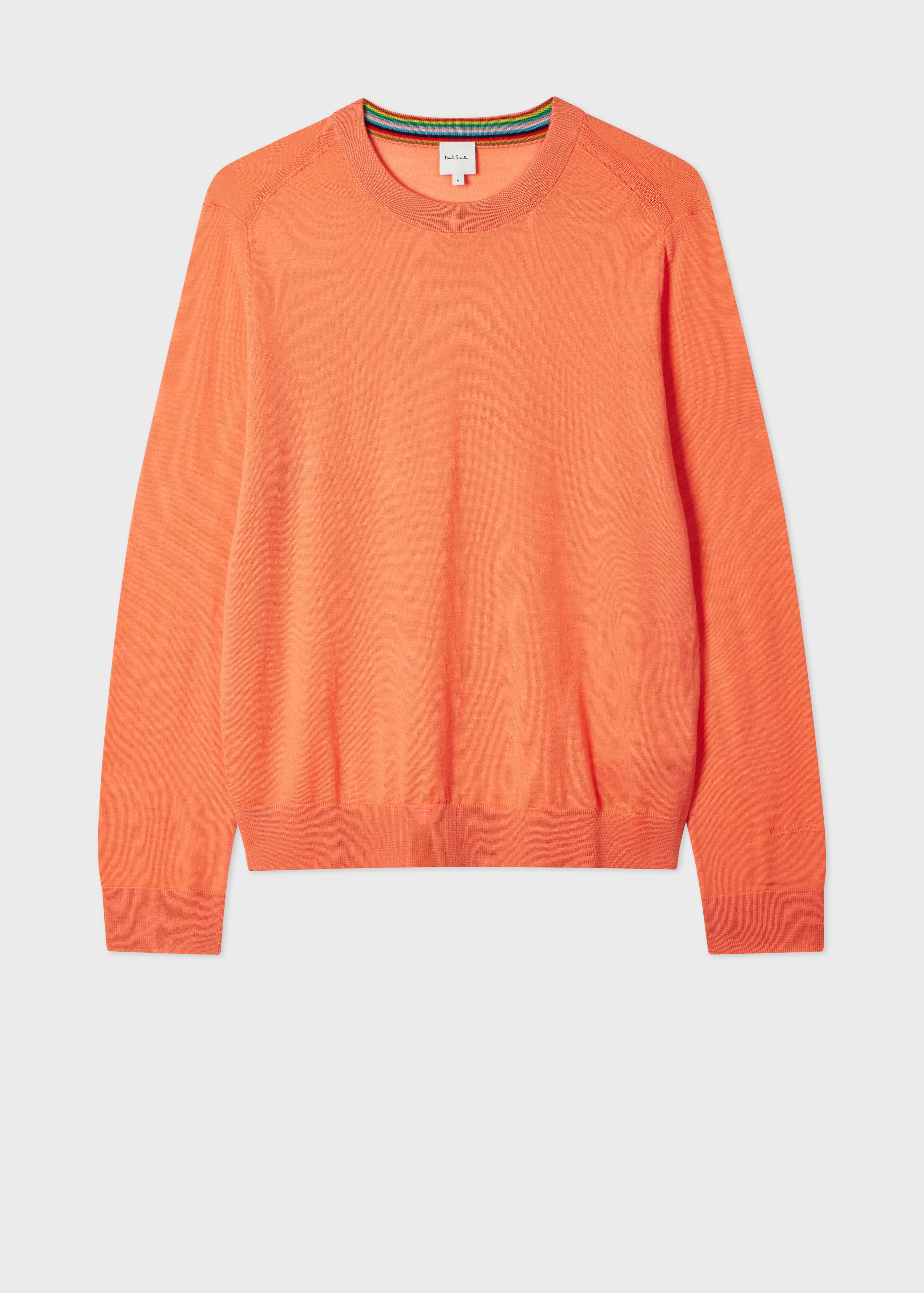 Coral Merino Wool Sweater - 1