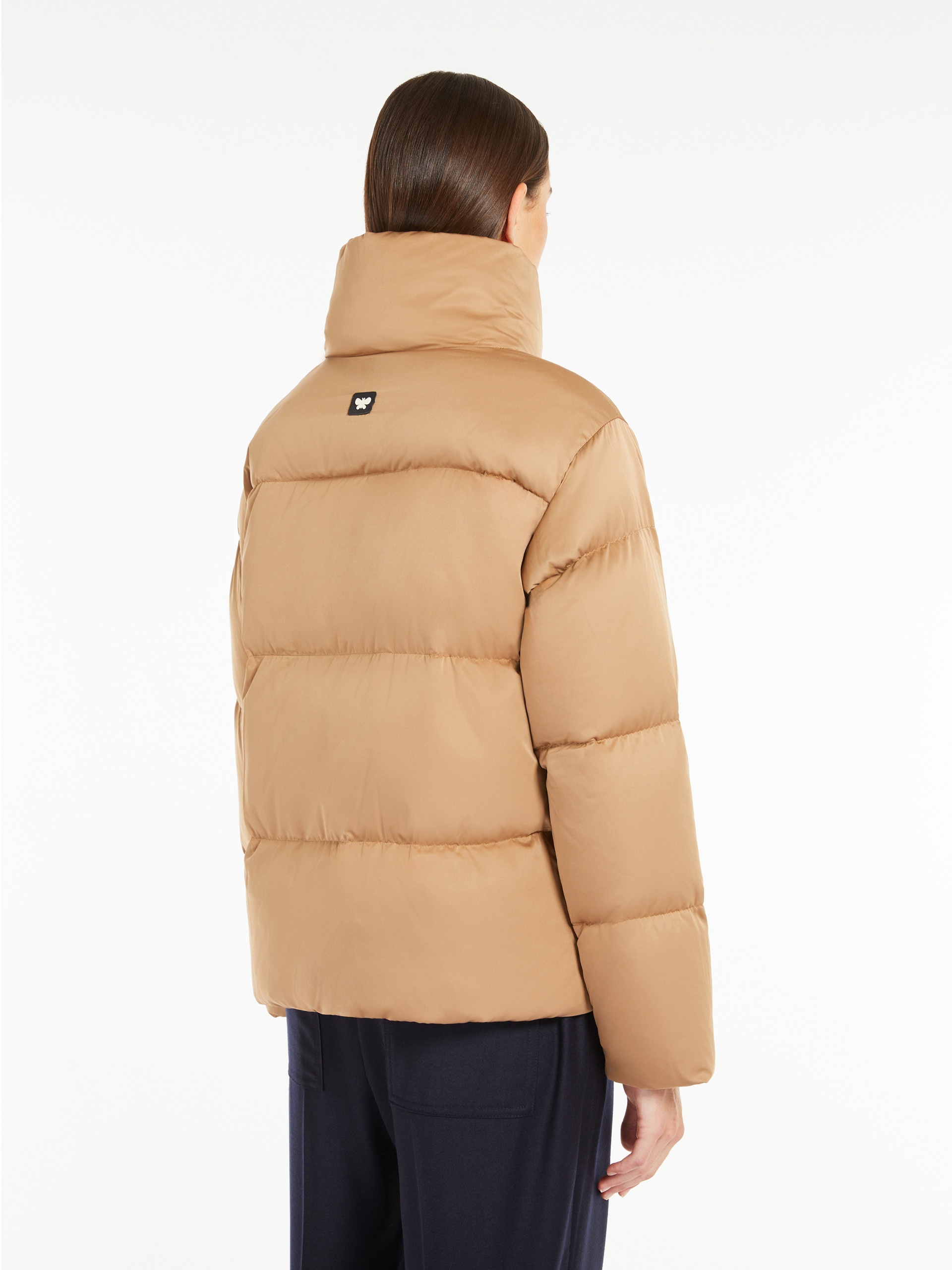 GIRAFFA Water-repellent satin down jacket - 4