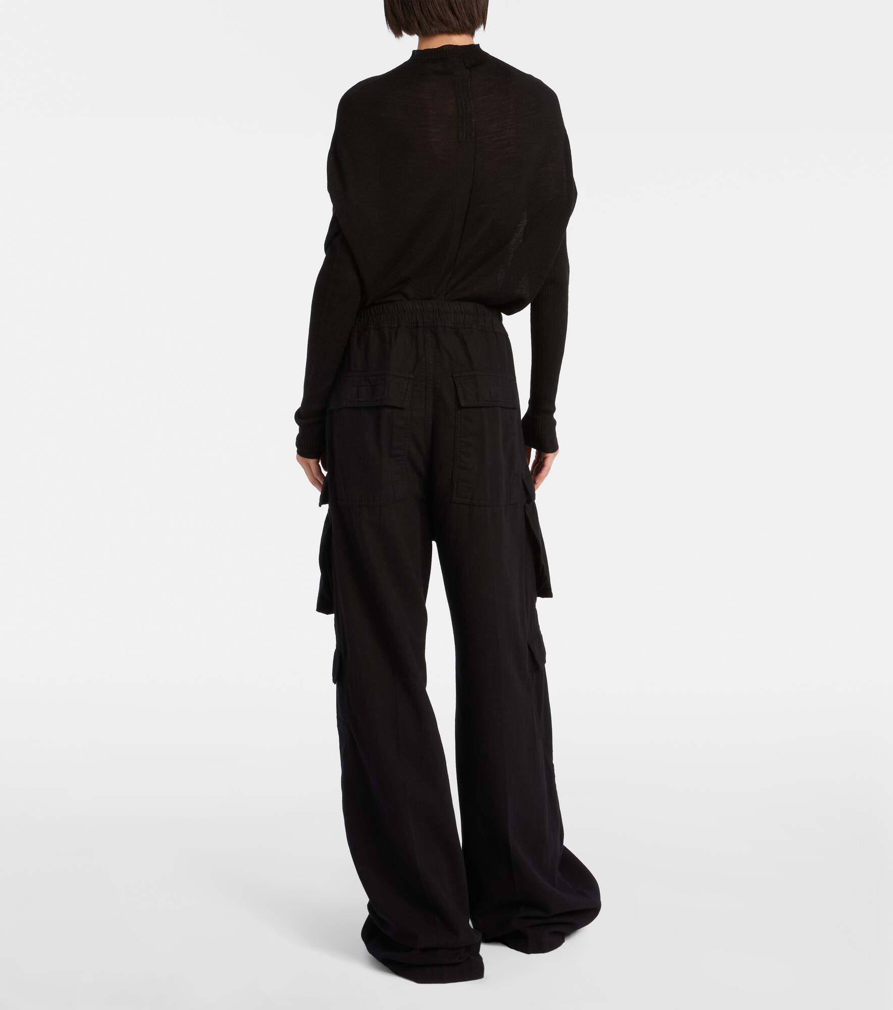 Jumbo Belas high-rise cotton cargo pants - 3