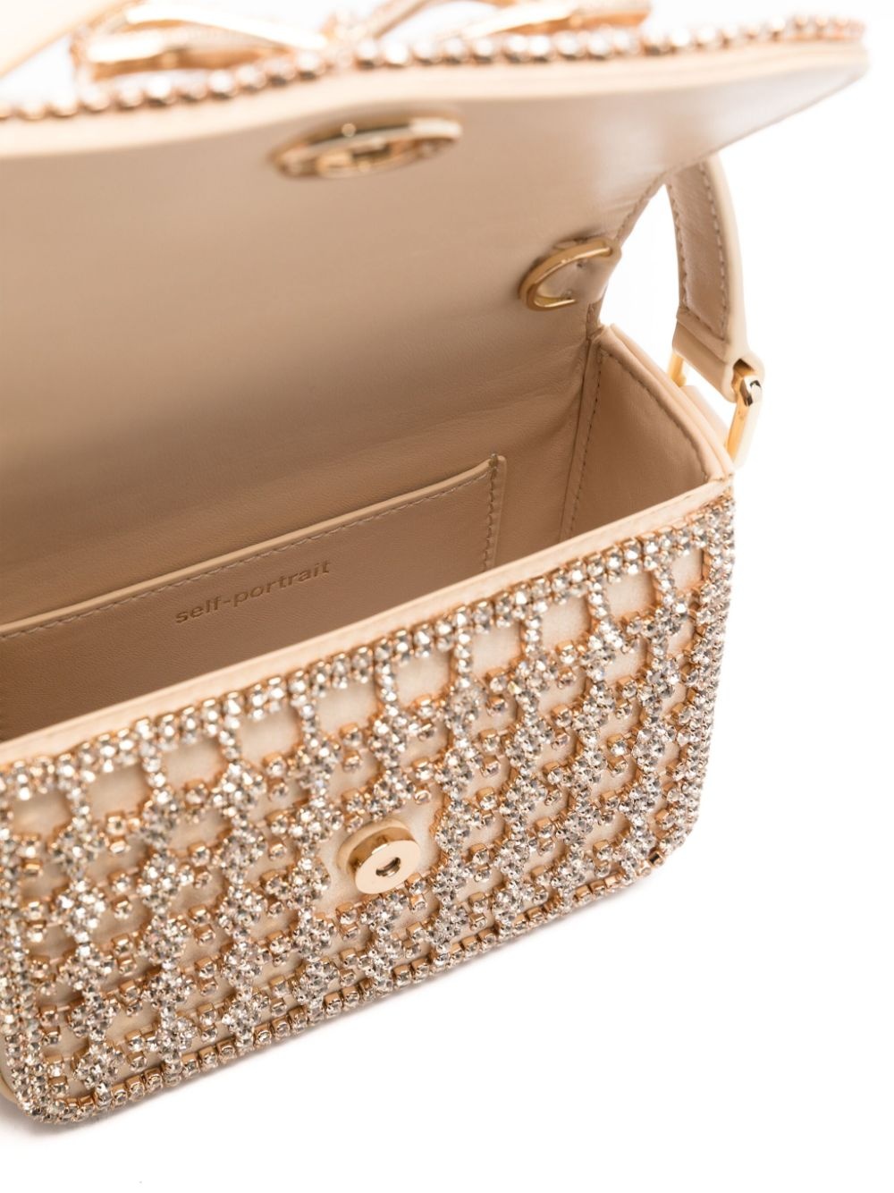 crystal-embellished mini bag - 5