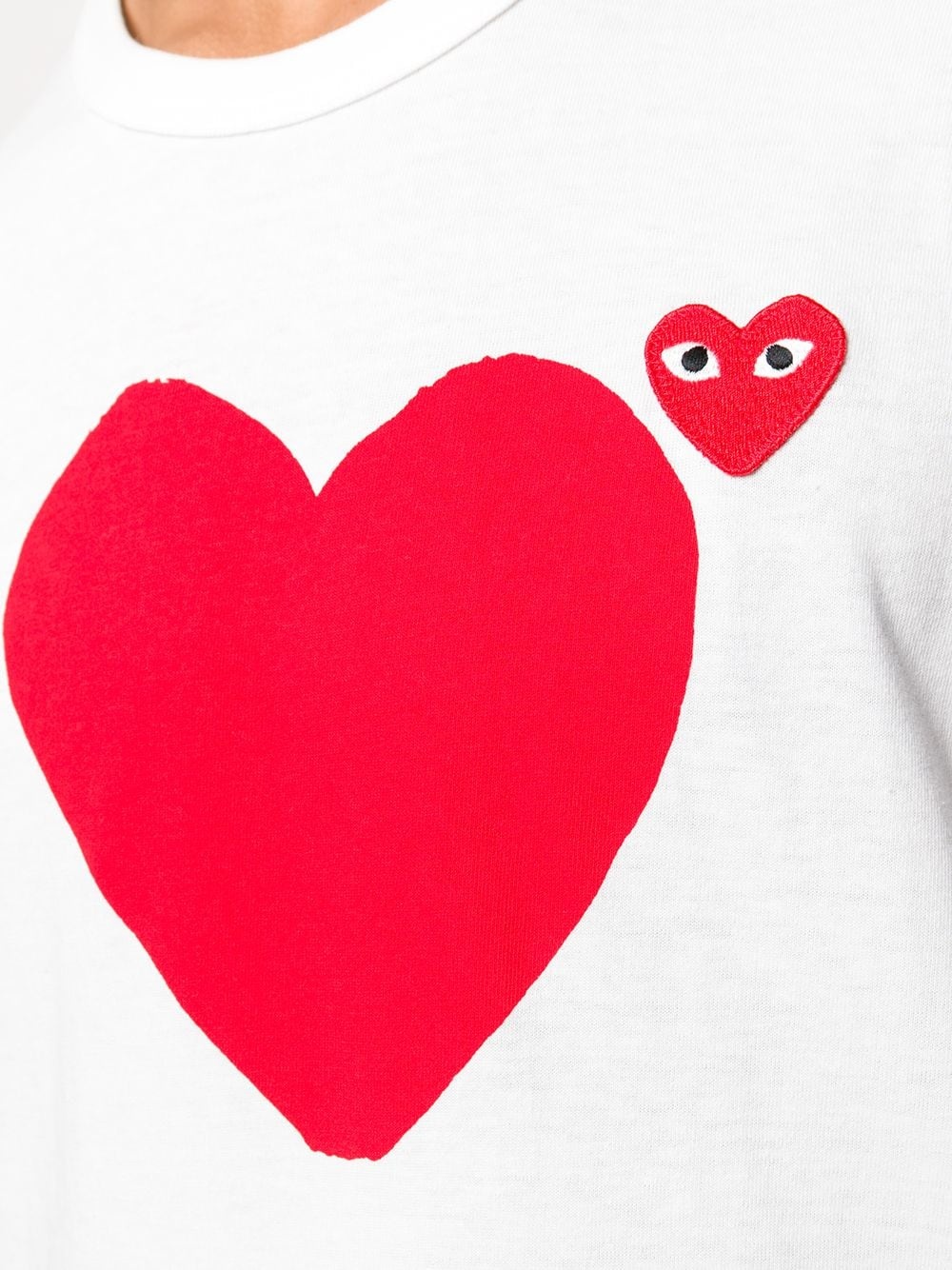 logo heart printed T-shirt - 5