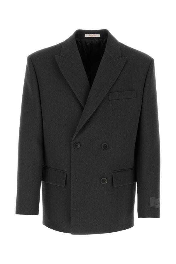 Graphite wool blazer - 1