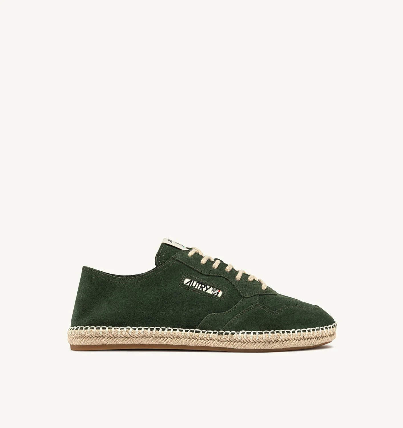 SANDY ESPADRILLES IN MOSS SUEDE - 1