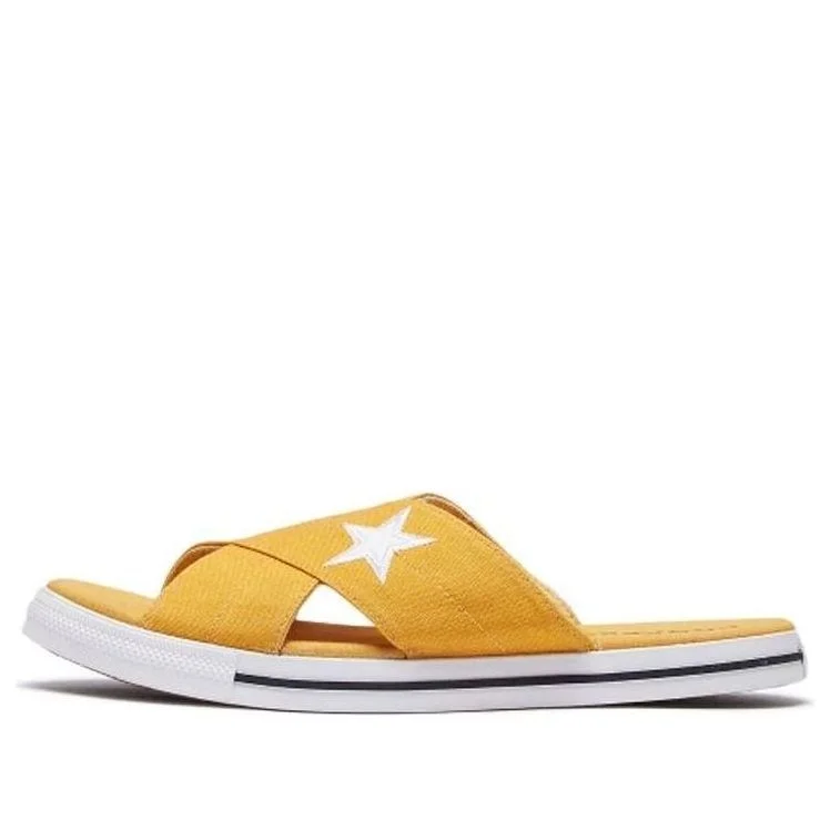 (WMNS) Converse One Star Slide 'Sunflower' 565529C - 1