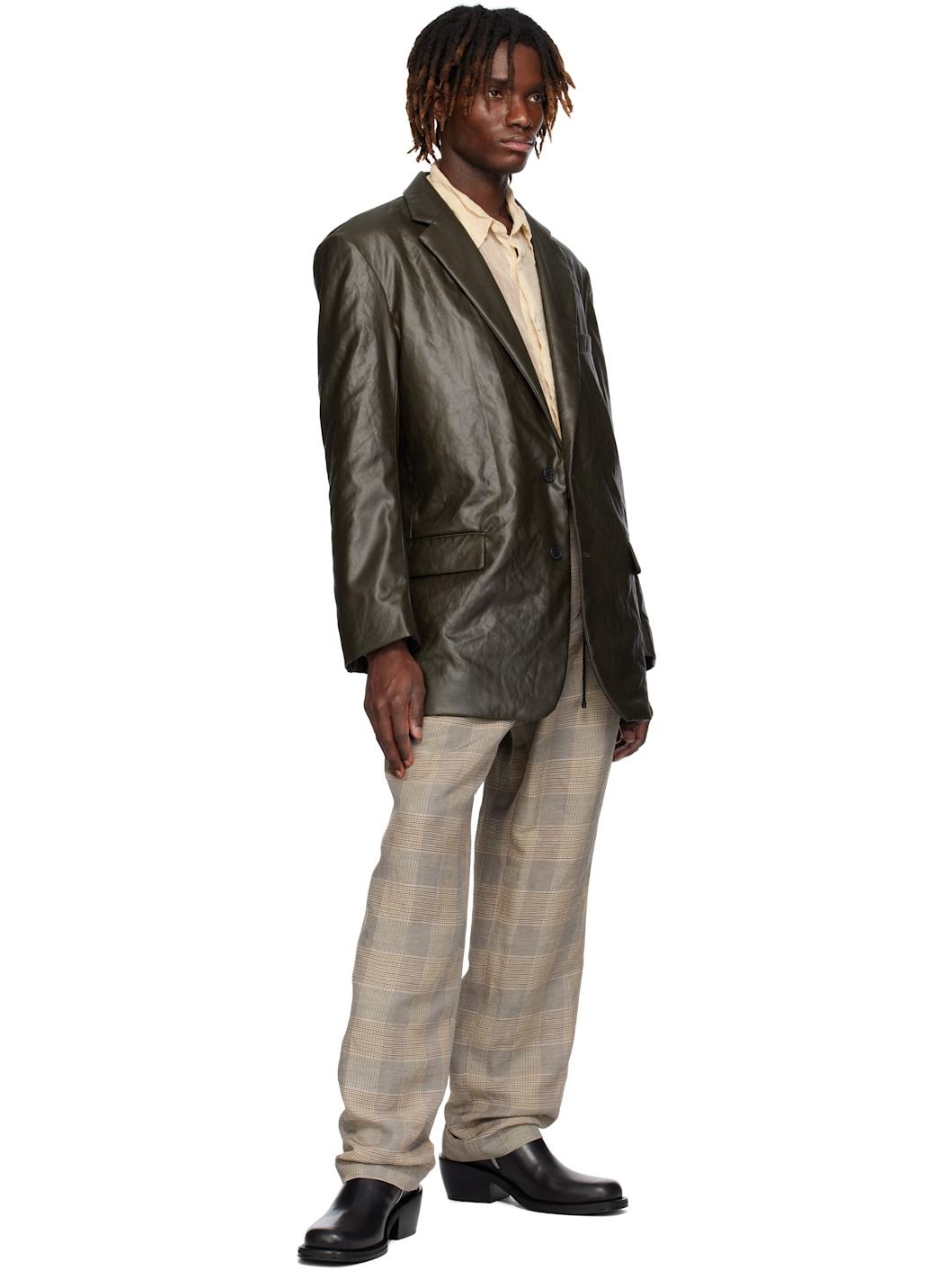 Beige Linen Trousers - 4