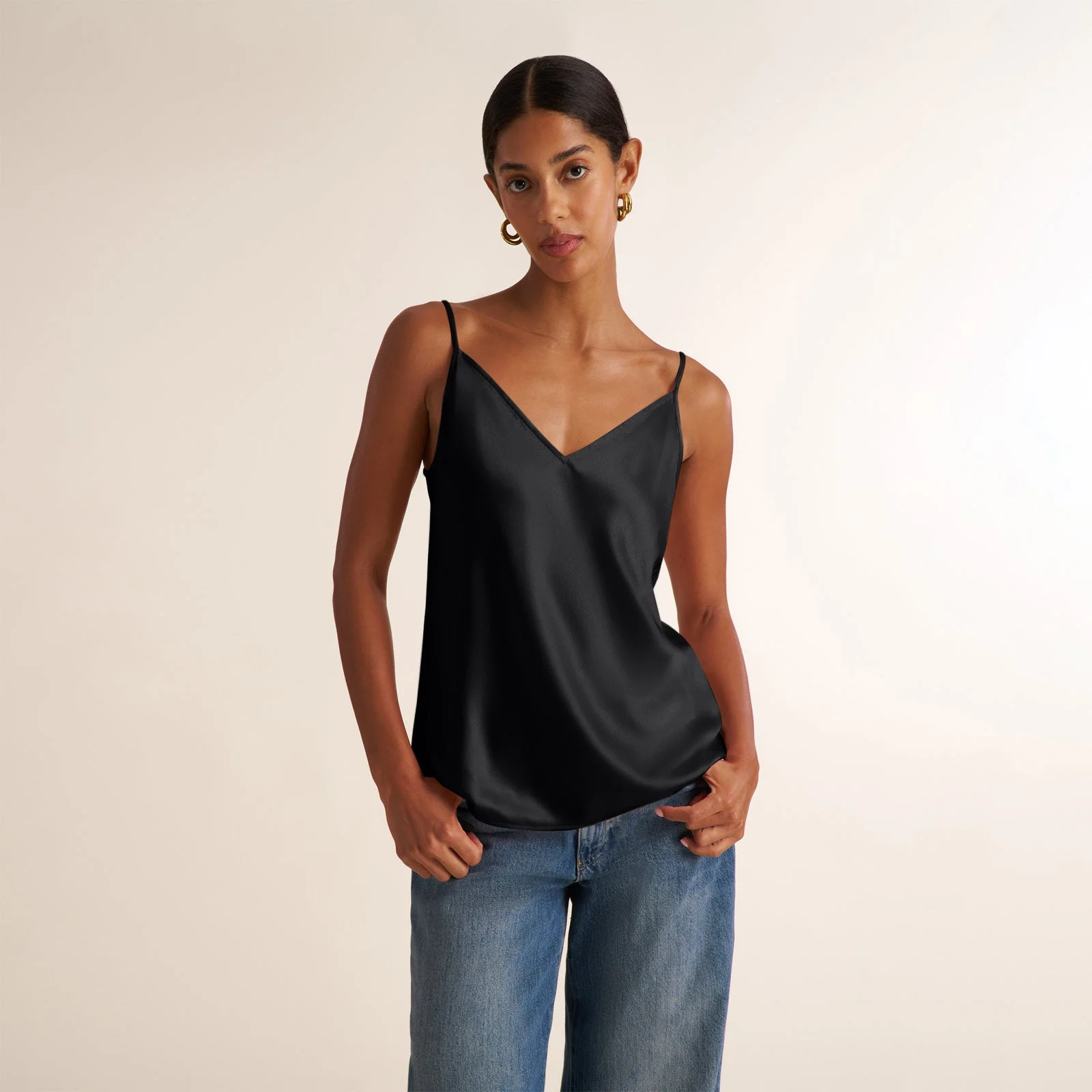 Lisey Layering Cami - Silk Charmeuse Blend - 1