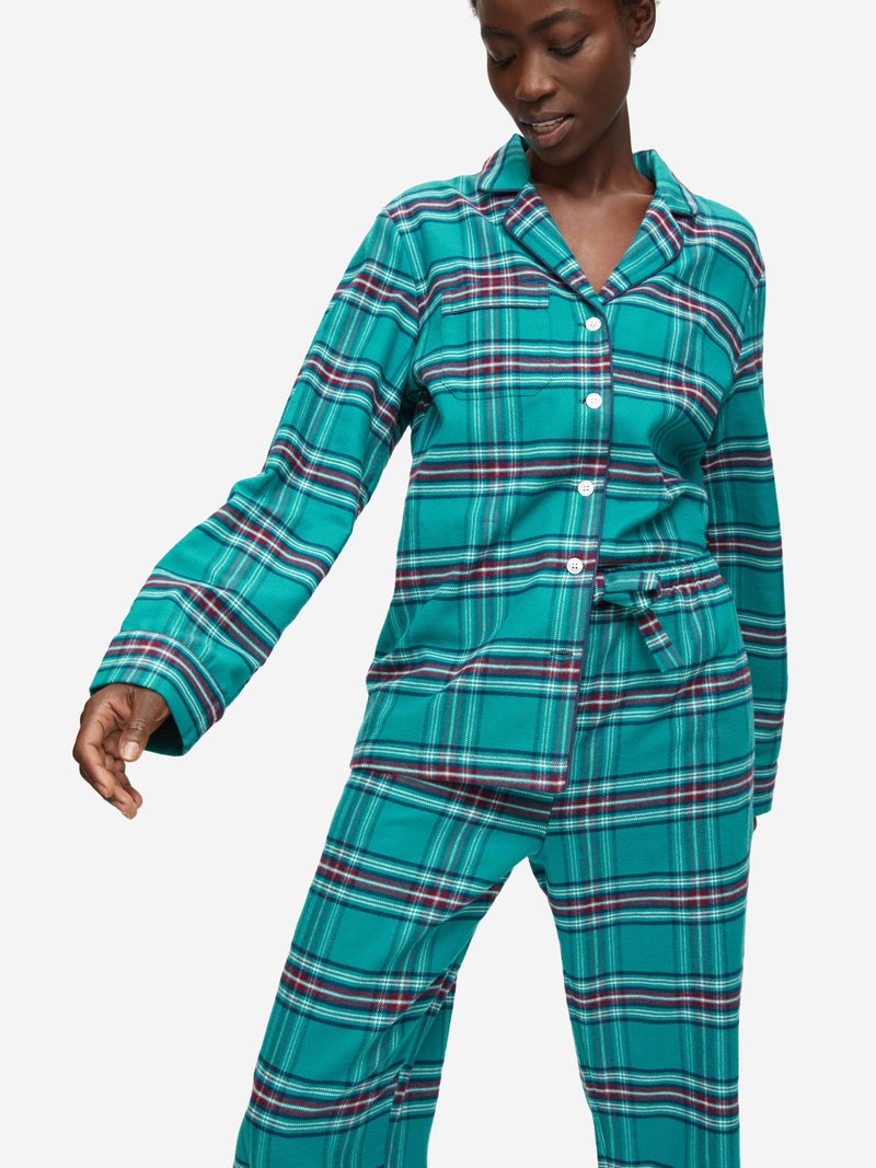 Women's Pyjamas Kelburn 25 Brushed Cotton Multi - 2