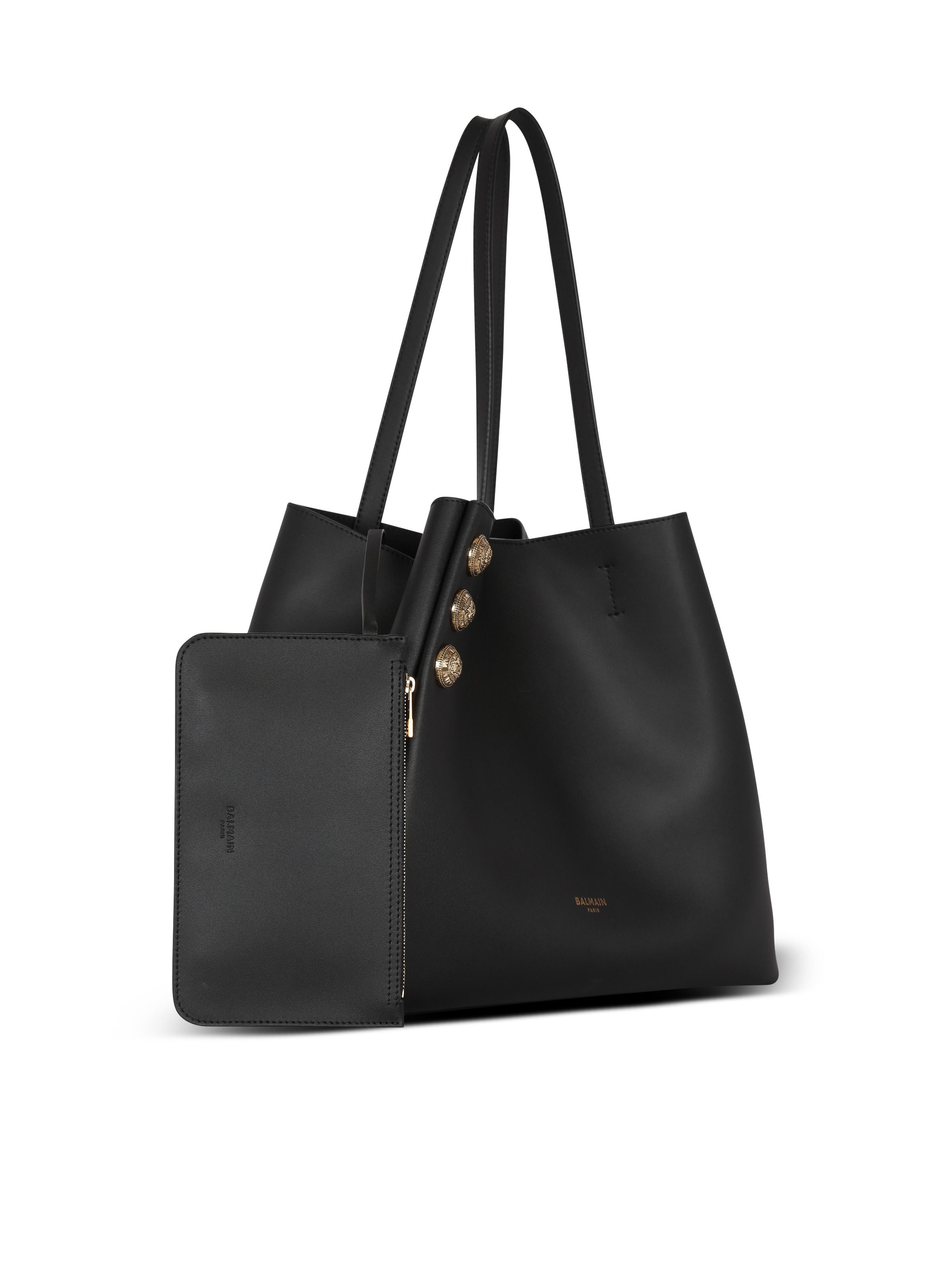 Emblème leather tote bag - 3