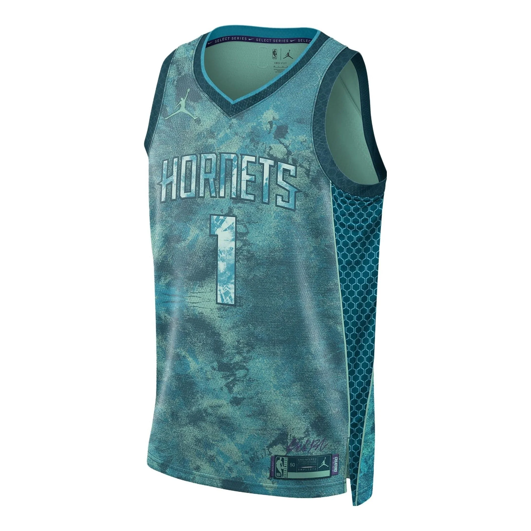 Nike x NBA Dri-FIT LaMelo Ball Charlotte Hornets Swingman Jersey 'Green' FD4104-305 - 1