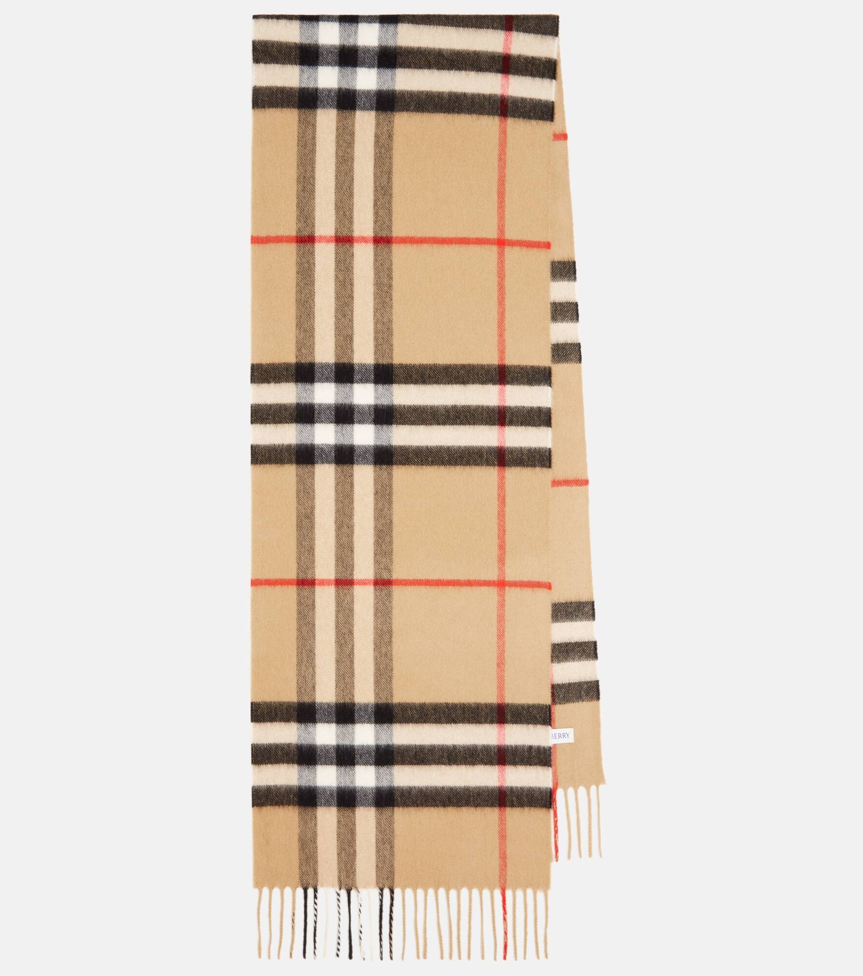 Burberry Check cashmere scarf - 1