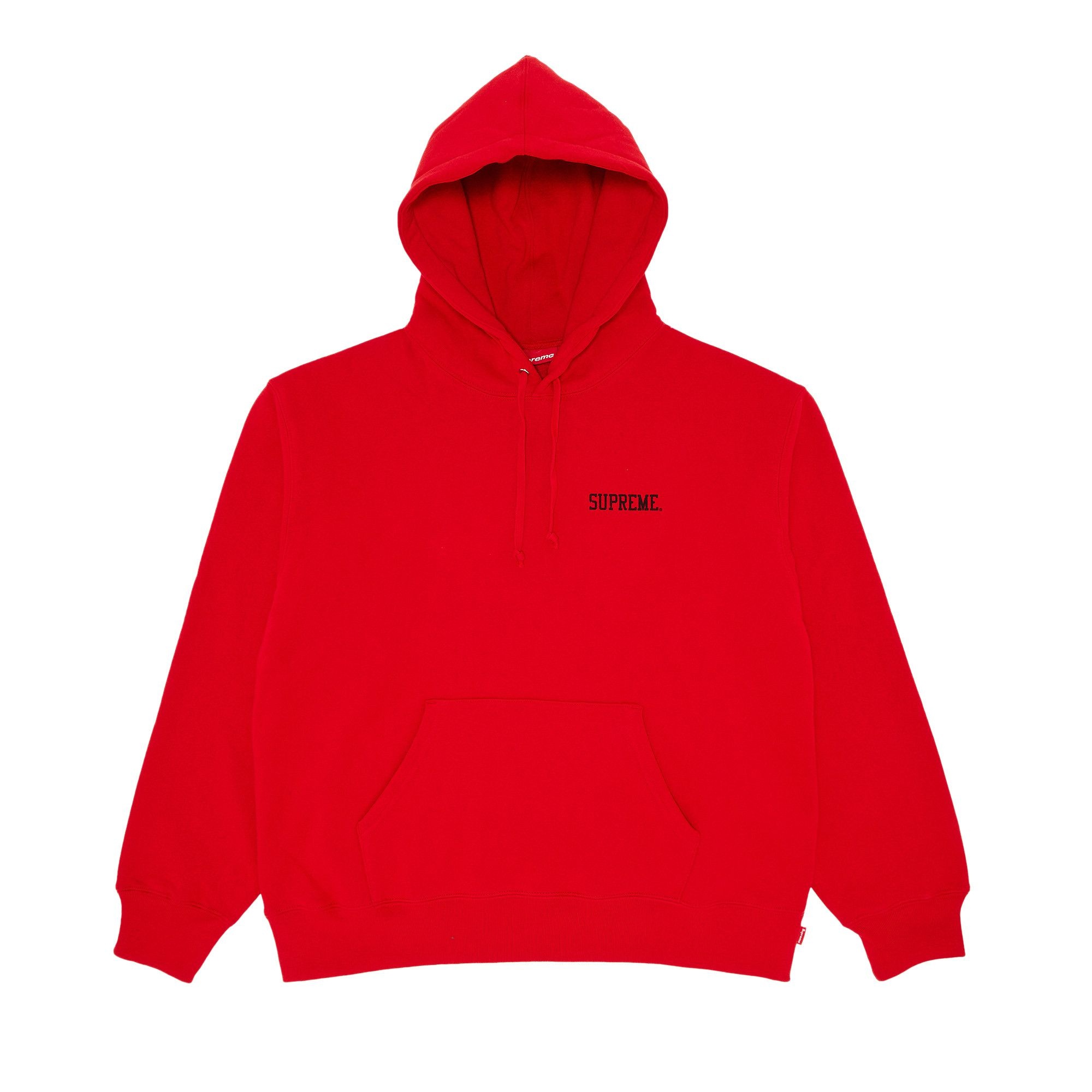 Supreme Anarchy Hooded Sweatshirt 'Red' - 1