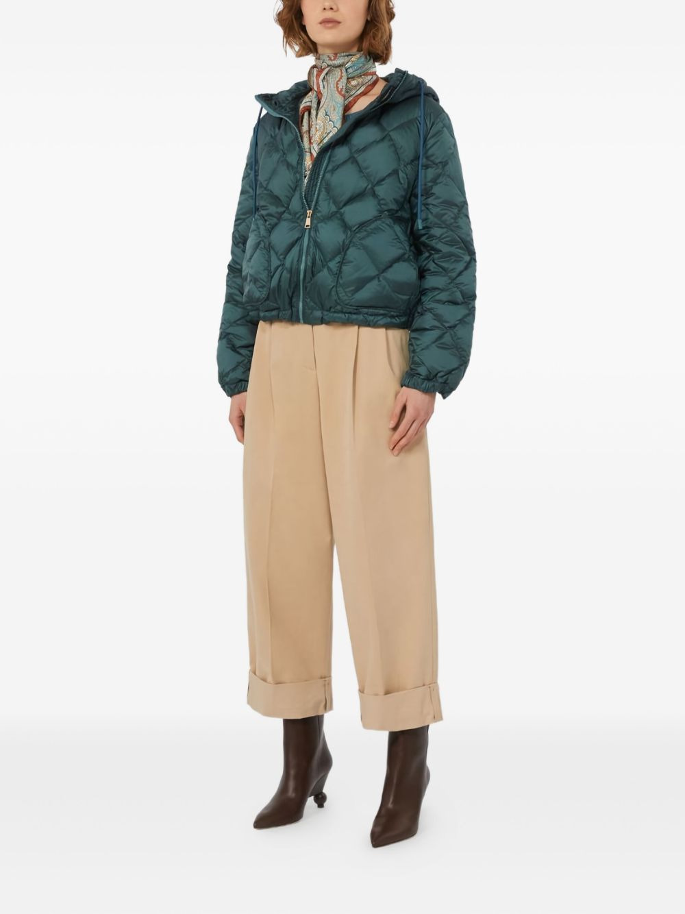 quilted hooded jacket - 3