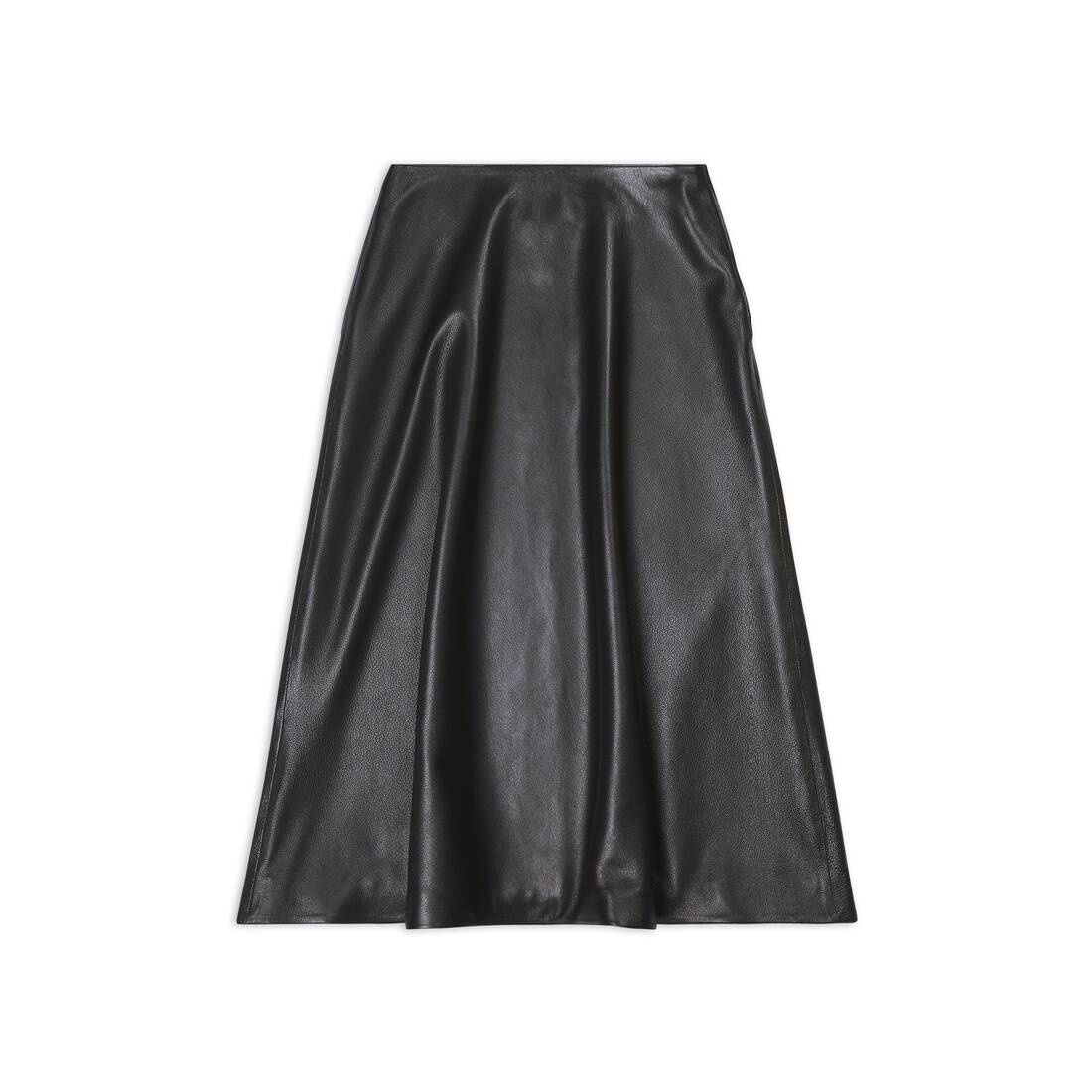 Women's A-line Skirt in Black - 1