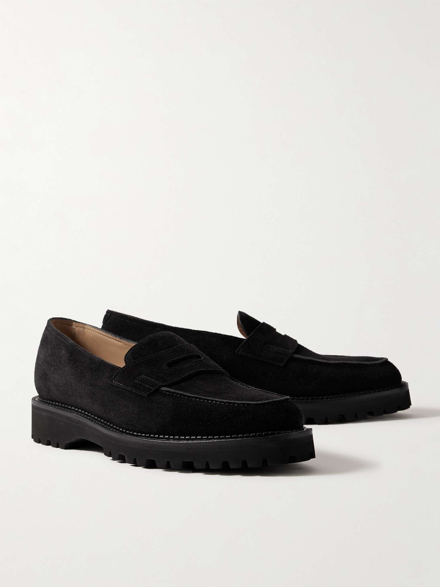 Lopez New Standard Suede Penny Loafers - 4