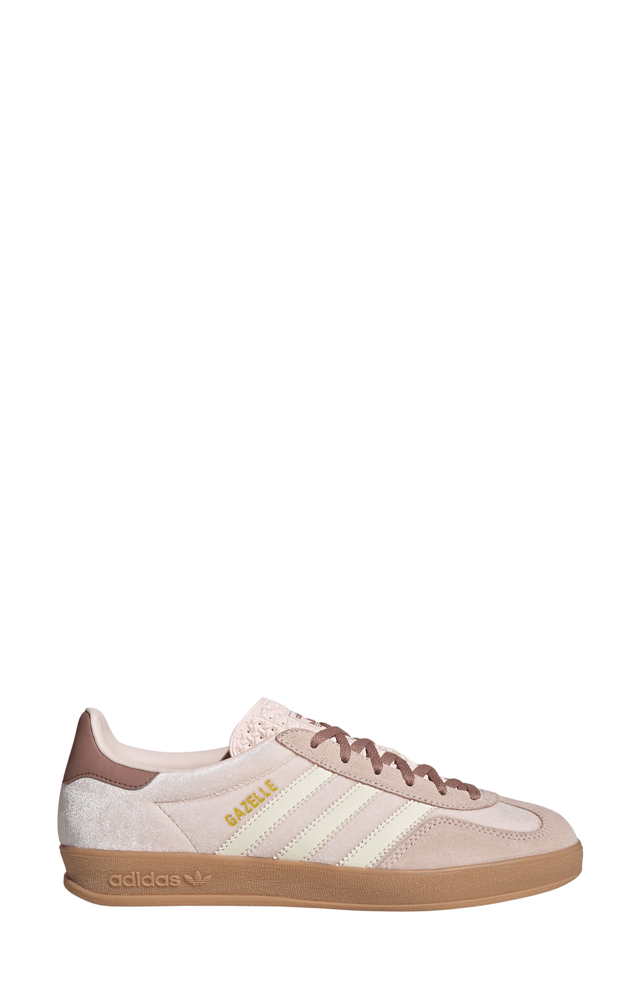 adidas Gazelle Indoor Sneaker in Wonder Quartz/Warm Clay/Gum at Nordstrom - 3