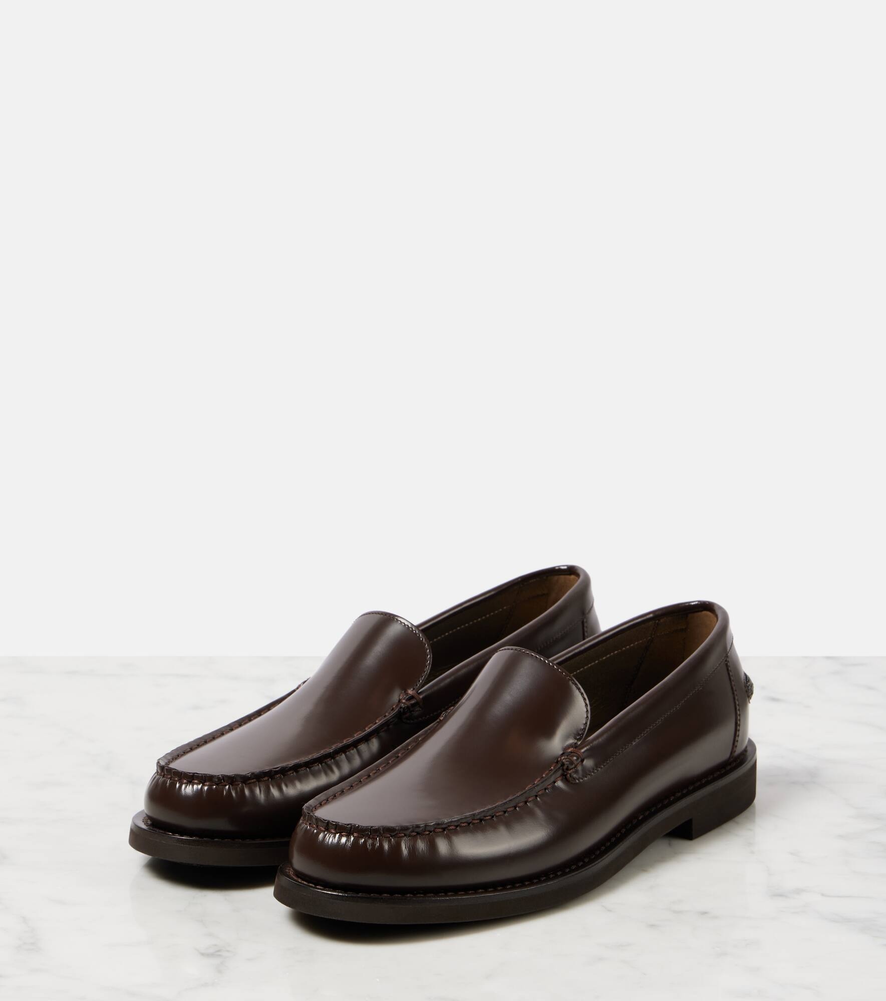 Leather loafers - 4