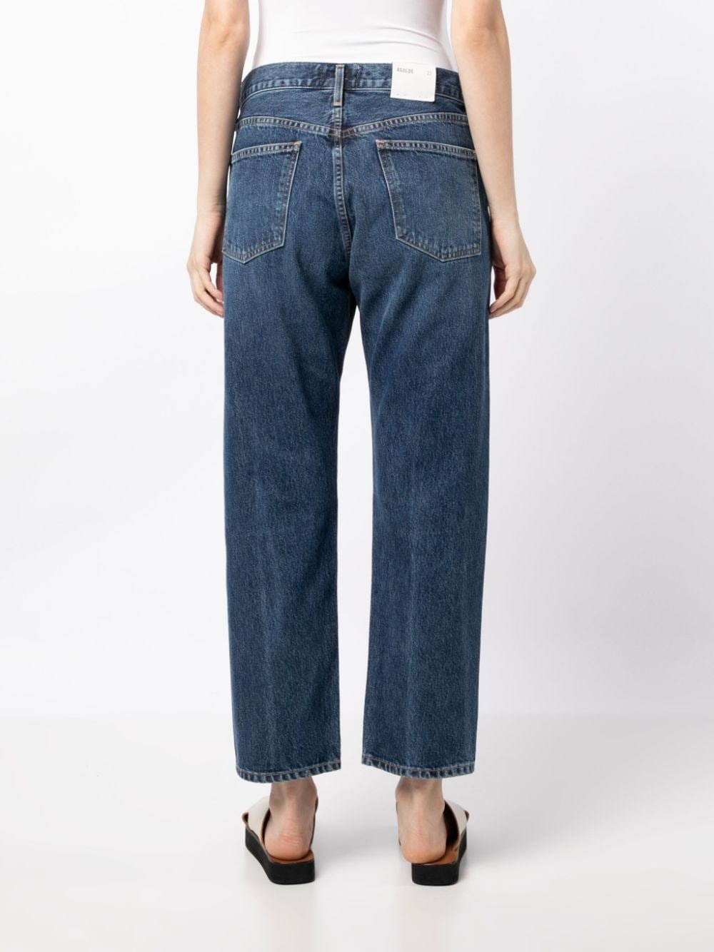 high-rise cropped jeans - 4