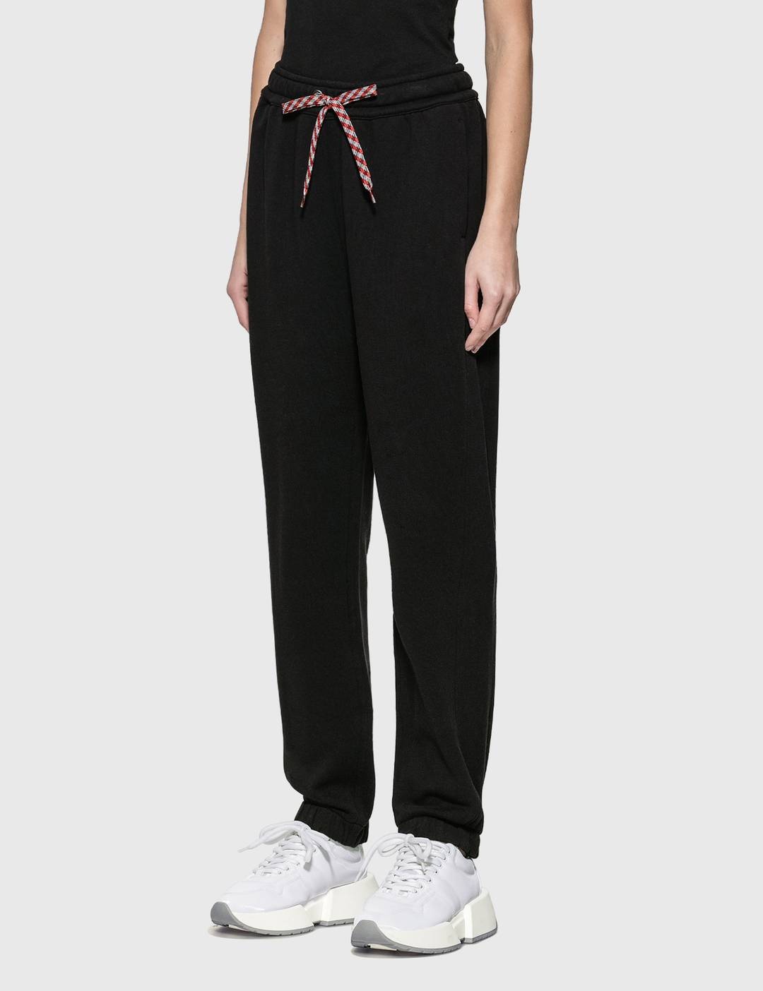 Embroidered Logo Cotton Trackpants - 2