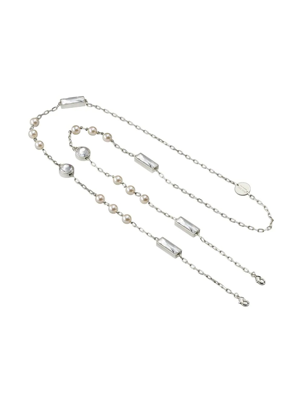 crystal-embellished glasses chain - 1