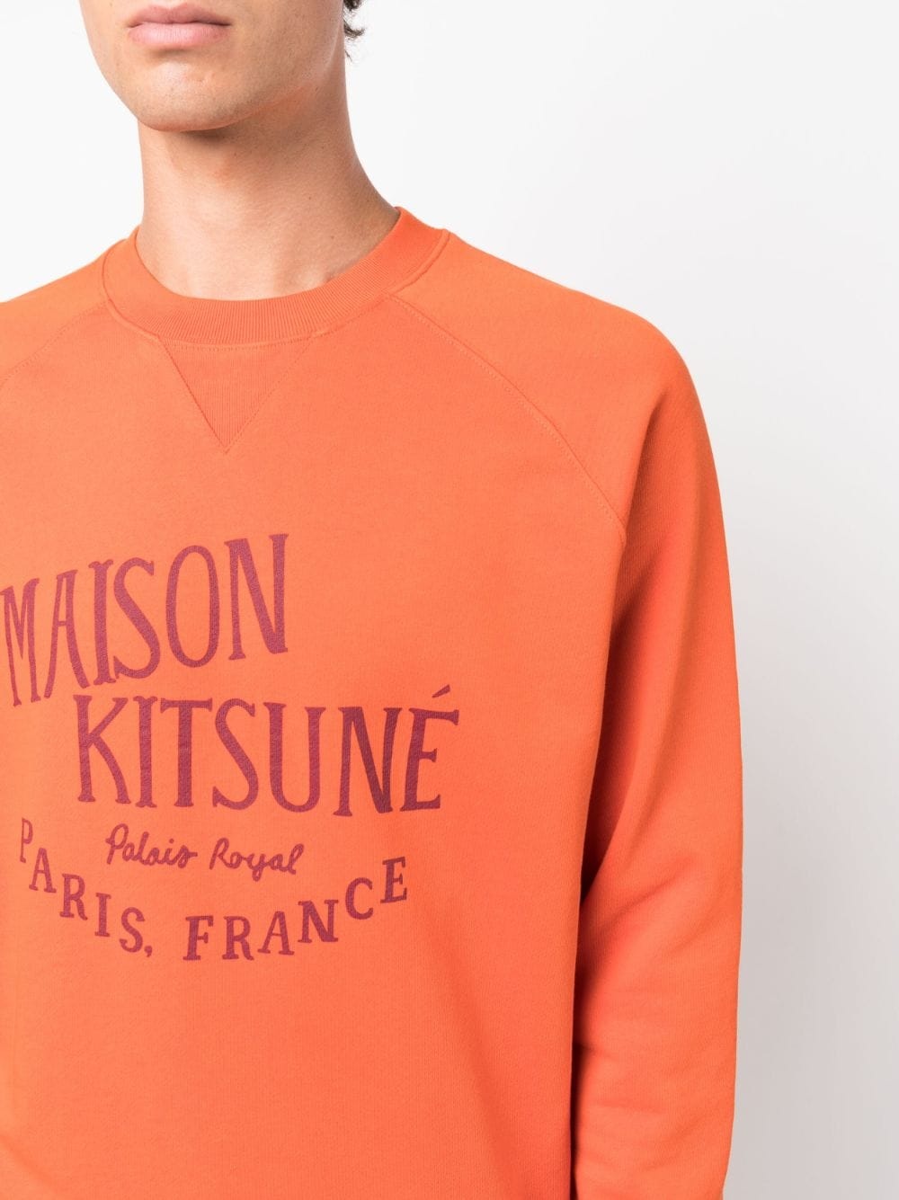 logo-print cotton sweatshirt - 5