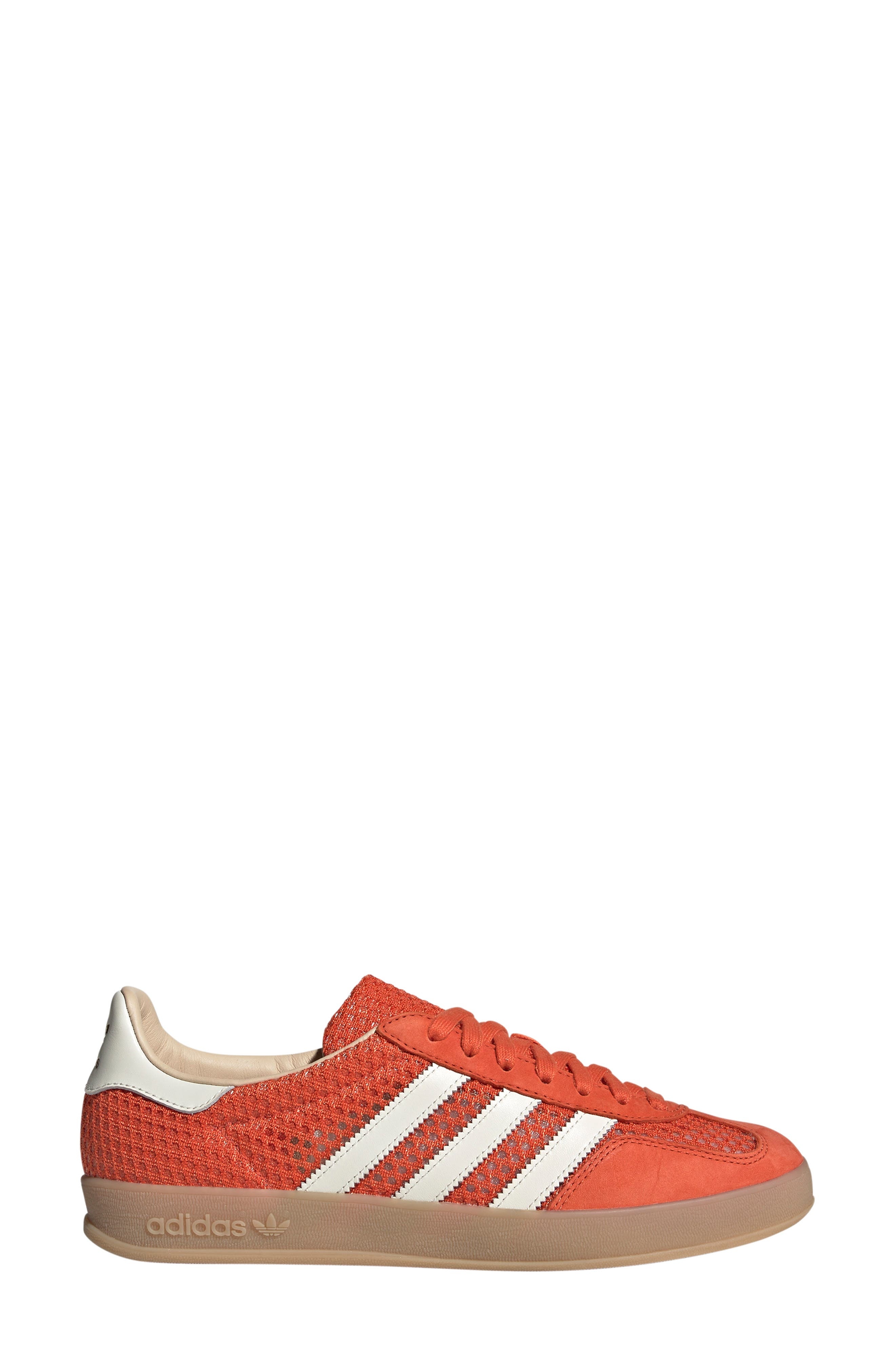 adidas Gender Inclusive Gazelle Indoor Sneaker in Glory Amber/Off White/Beige at Nordstrom - 3