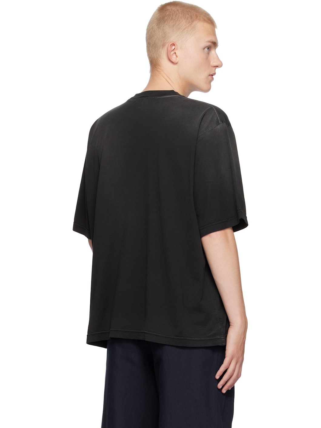 Black Relaxed T-shirt - 3