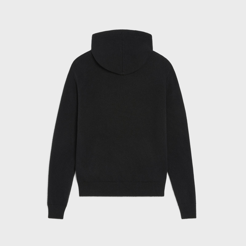 CELINE TRIOMPHE HOODED SWEATER IN CASHMERE WOOL outlook