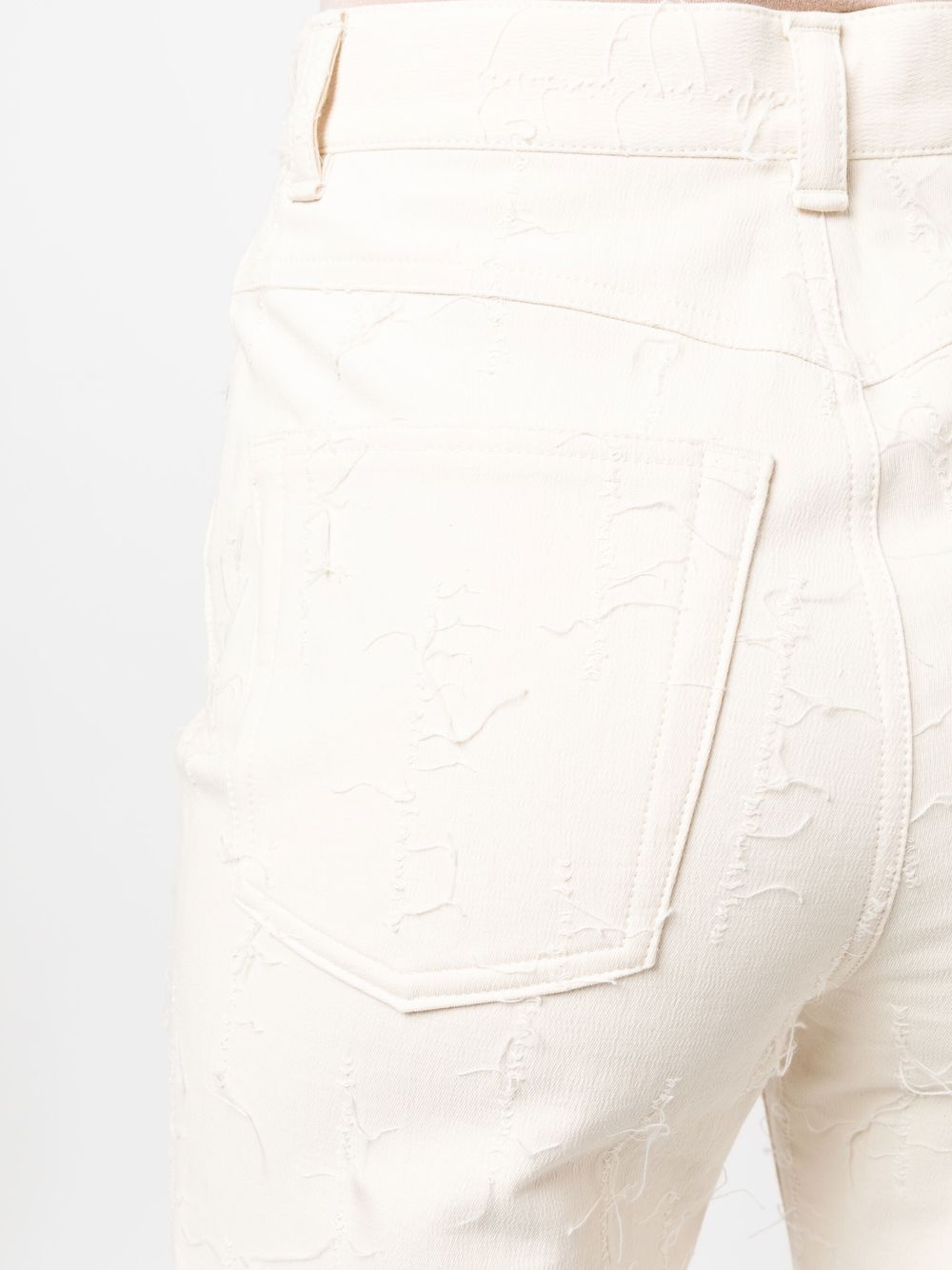 high-waist straight-leg jeans - 7