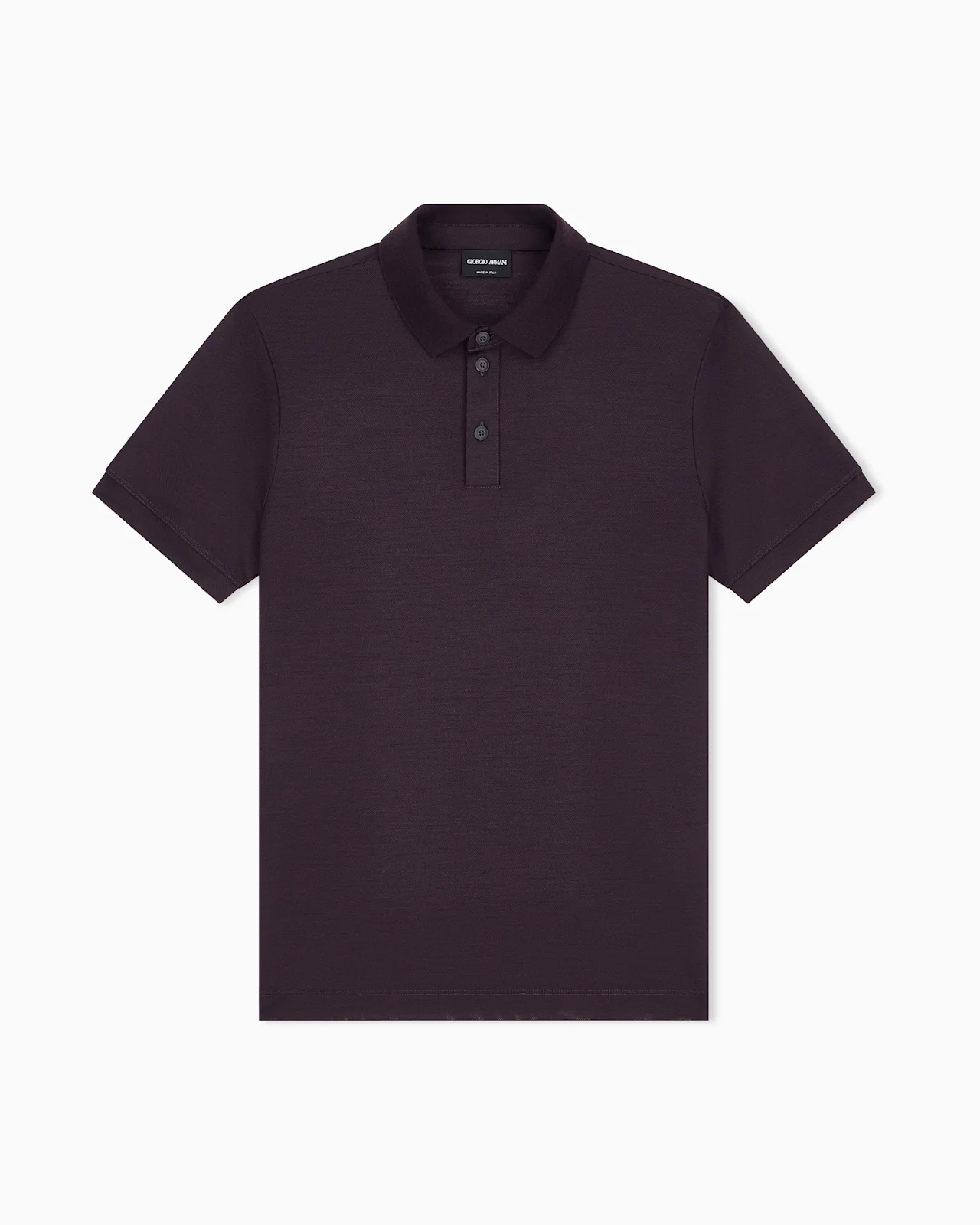 PURE VIRGIN-WOOL PIQUÉ POLO SHIRT - 1