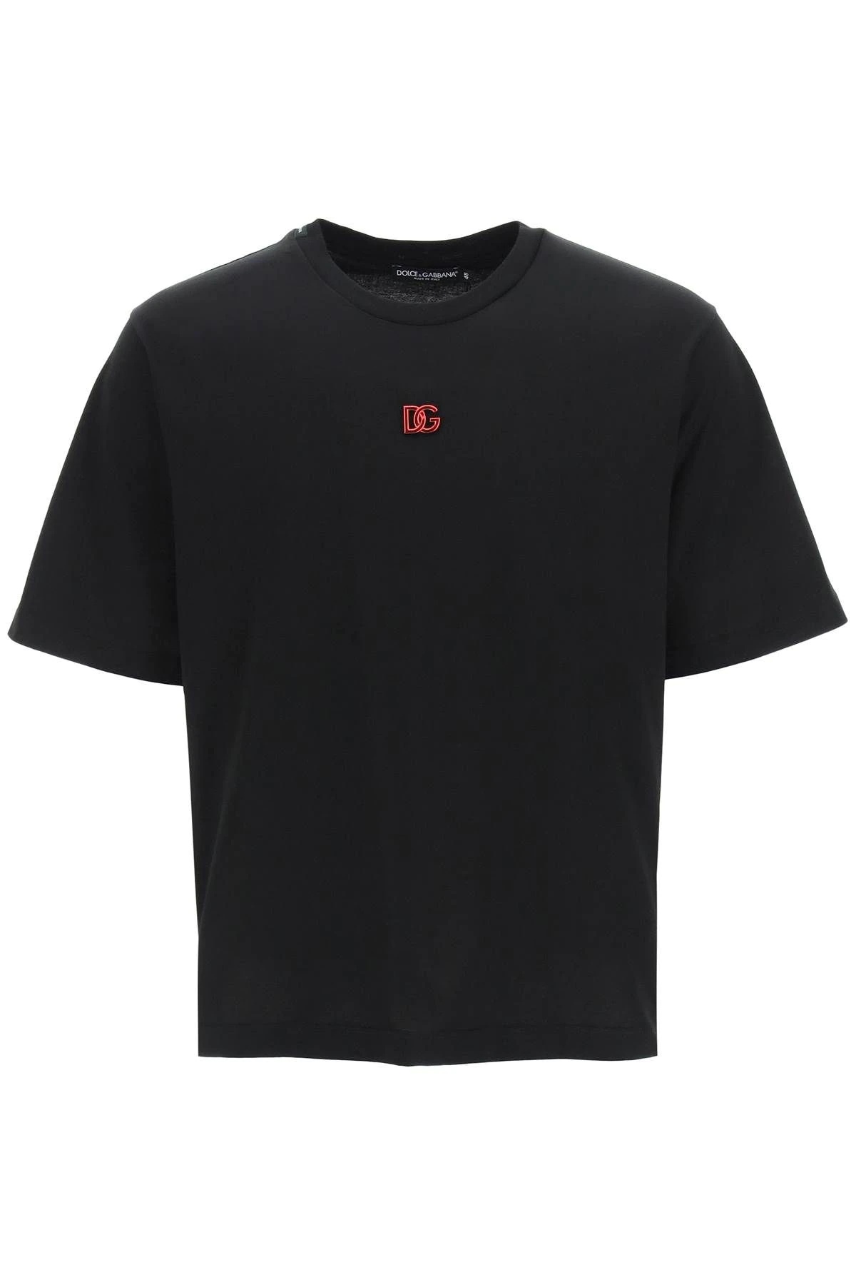 T-SHIRT WITH METAL DG LOGO - 1