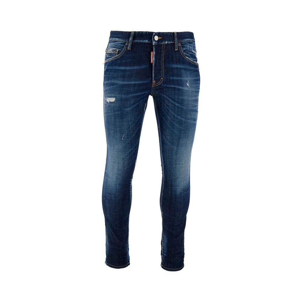 STRETCH DENIM SKATER JEANS - 1