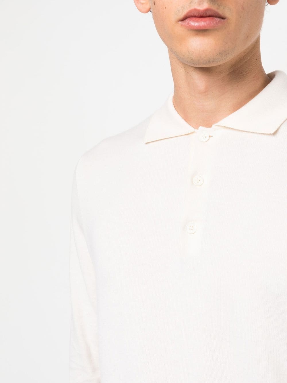 long-sleeve polo shirt - 5