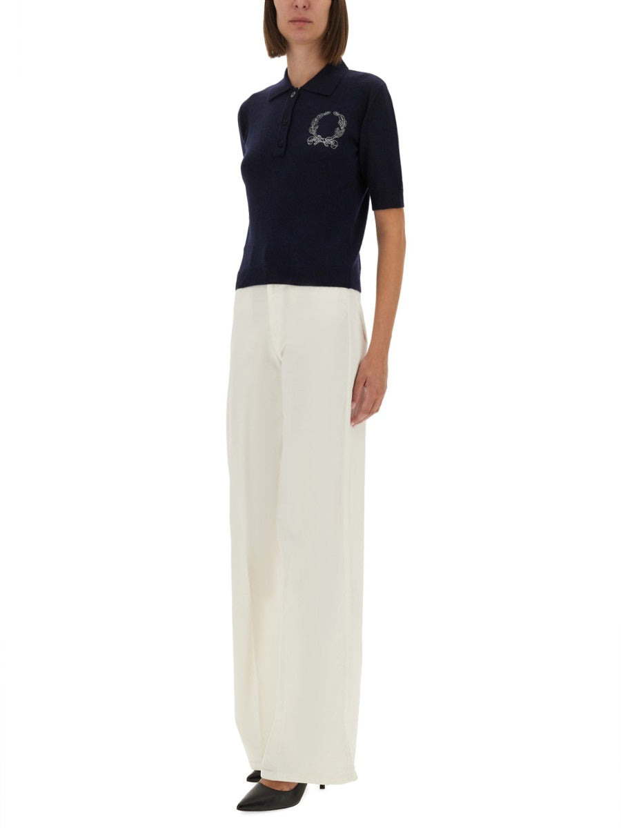 Moschino Women Polo Shirt With Logo - 2