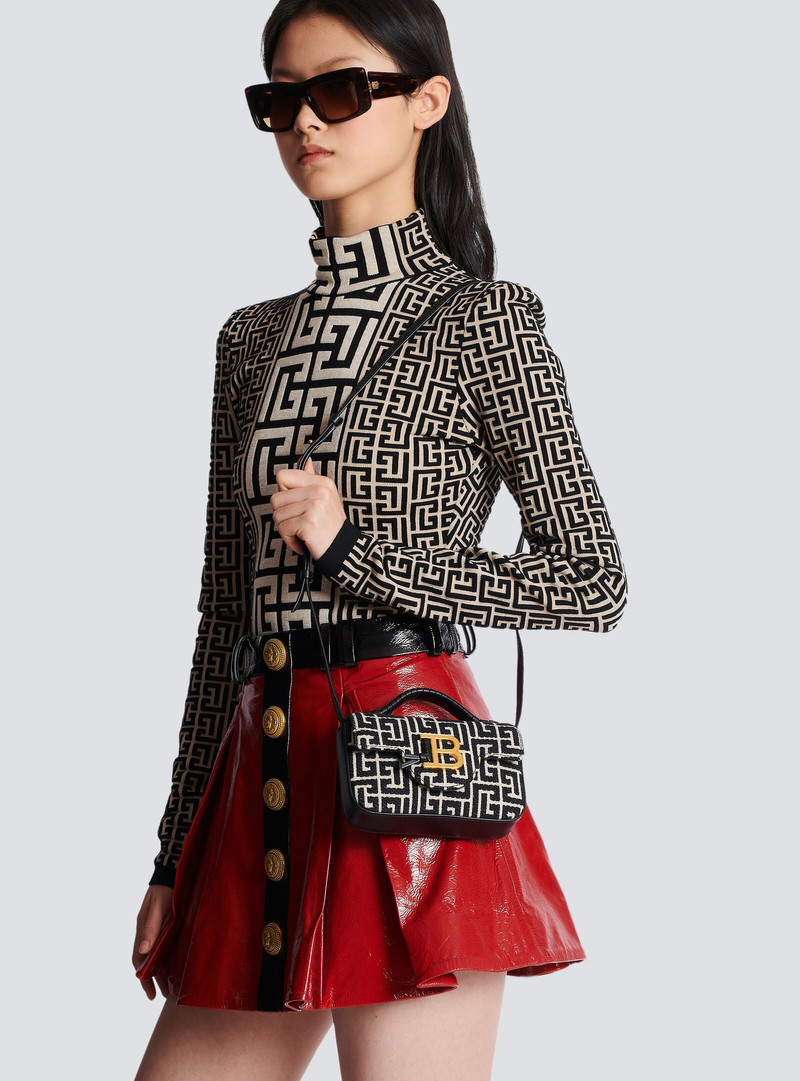 B-Buzz mini monogrammed jacquard bag 8