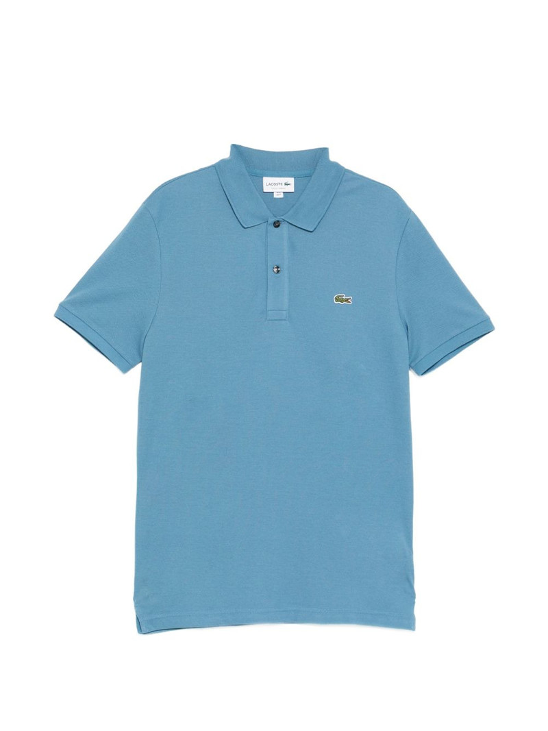 logo-patched short-sleeve polo shirt 1