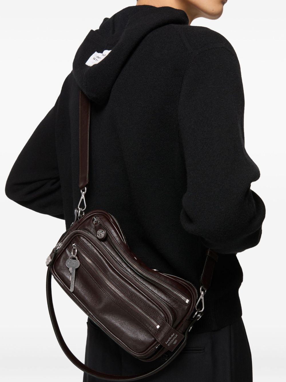 Camero Party key-charm leather shoulder bag - 2