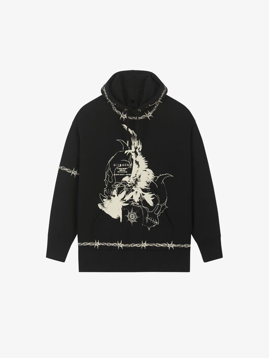 GIVENCHY GOTHIC OVERSIZED HOODIE - 4