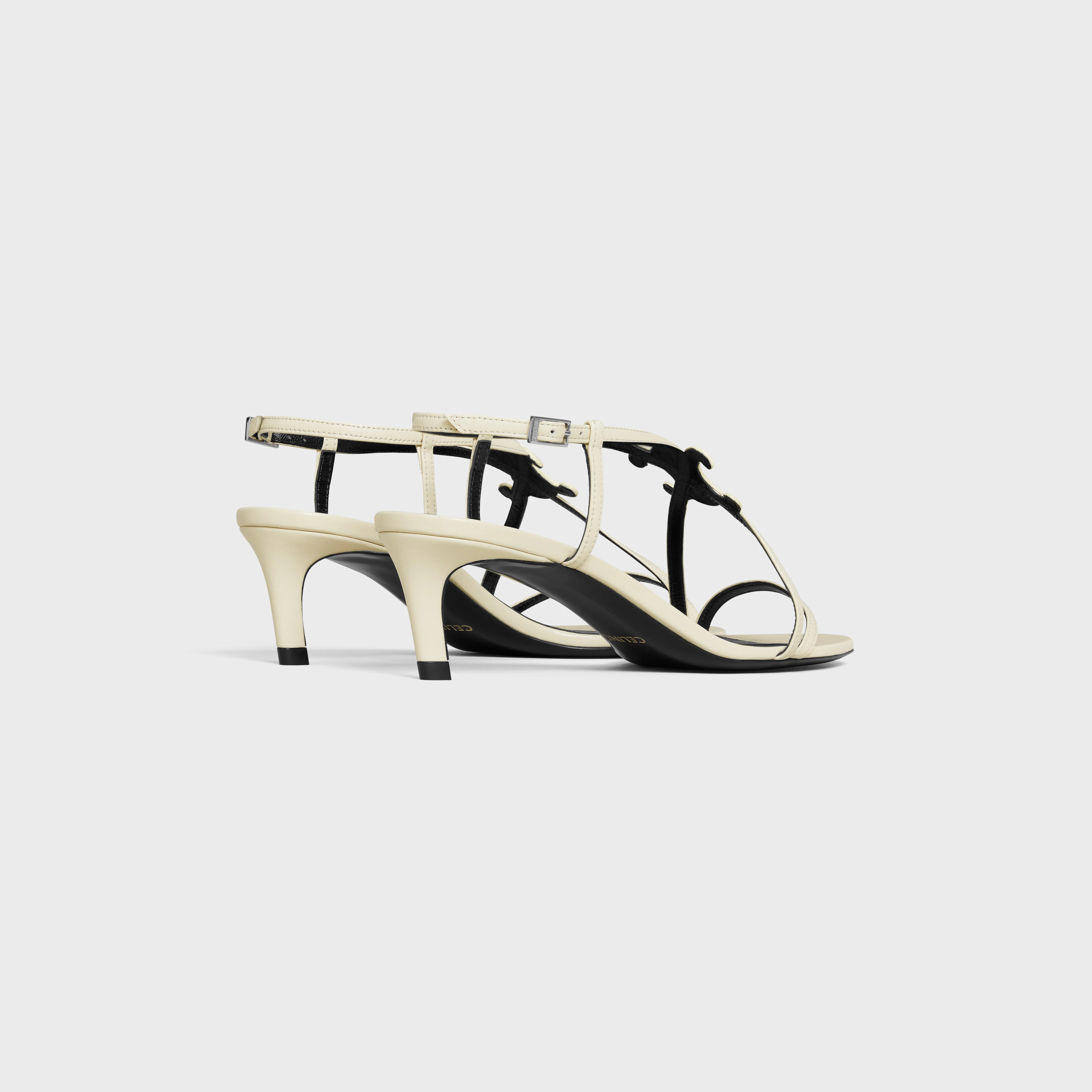 CELINE CUIR TRIOMPHE SANDAL in LAMBSKIN - 3