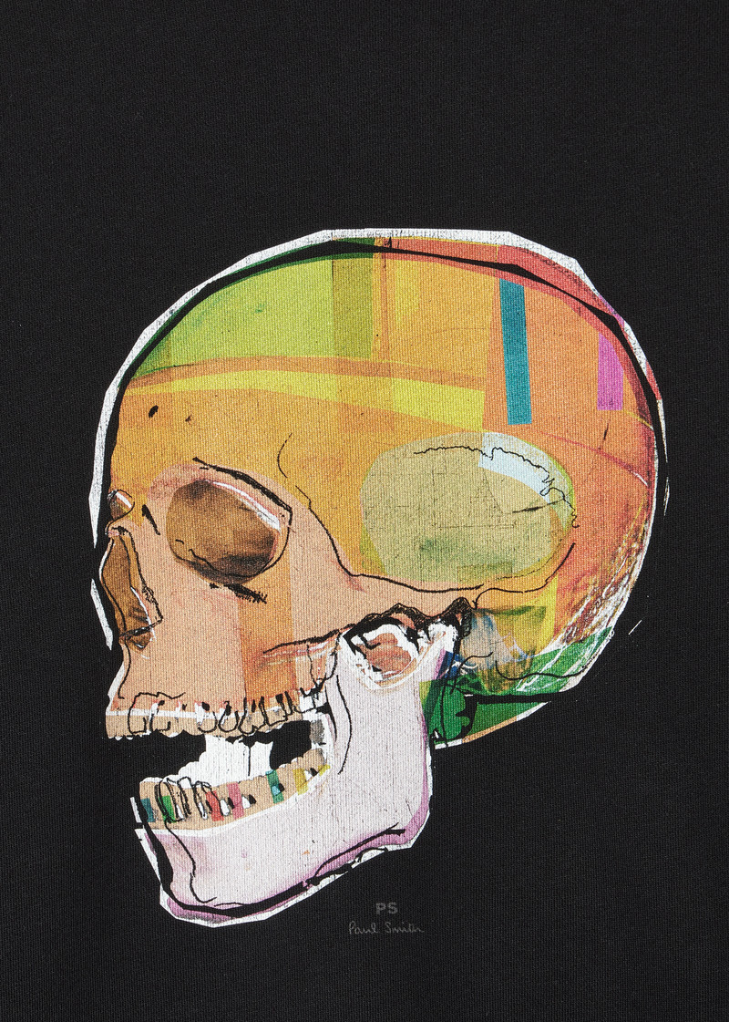 Paul Smith Black 'Skull' Print Sweatshirt outlook