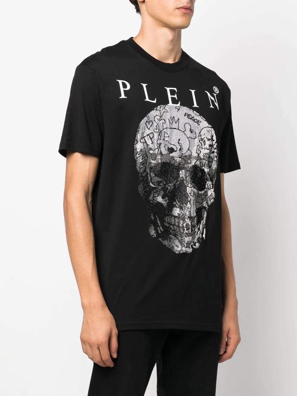 Skull print short-sleeve T-shirt - 3