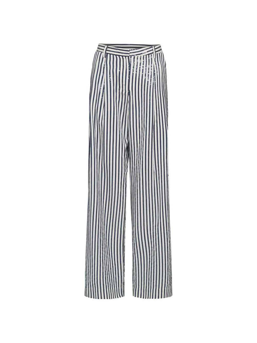 Sulli sequin-embellished striped trousers - 1