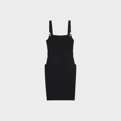 CELINE workwear dress in viscose sablé outlook