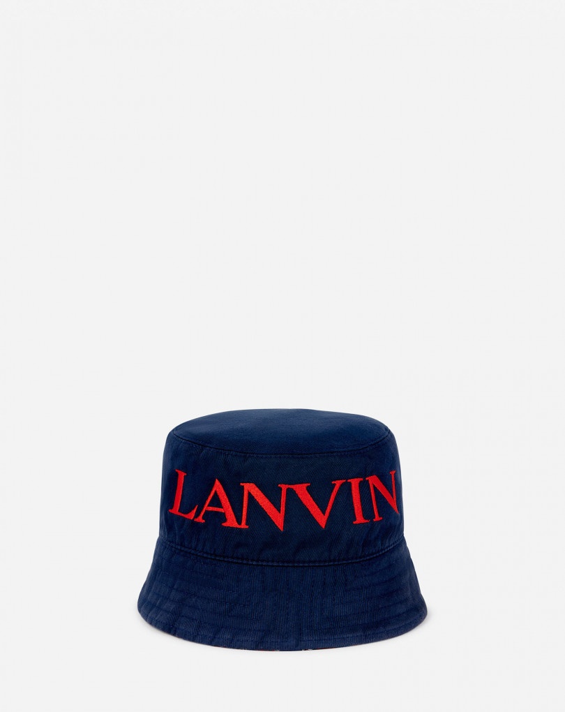 REVERSIBLE LANVIN BUCKET HAT - 1