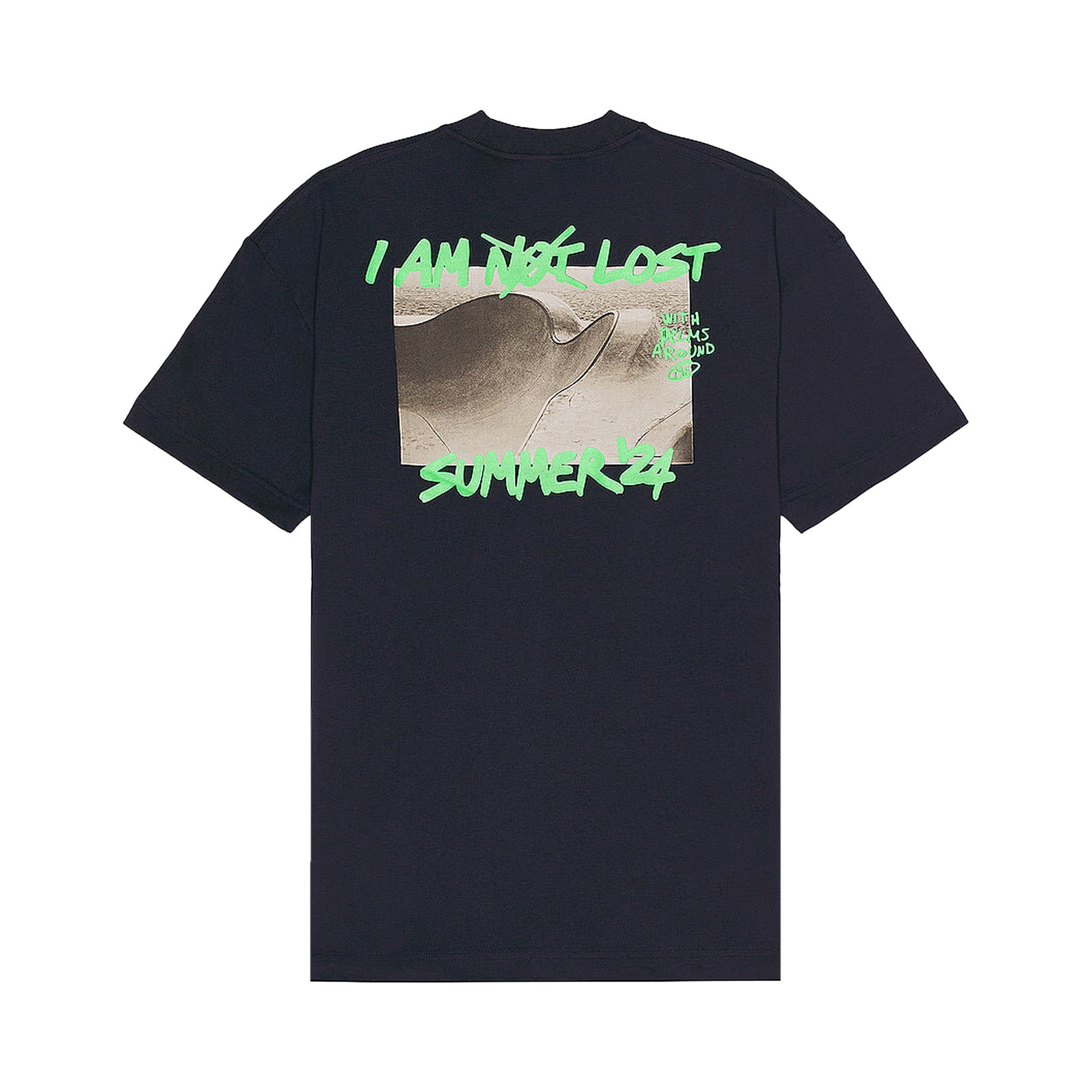 Palm Angels I Am Lost Tee 'Navy Blue' - 2
